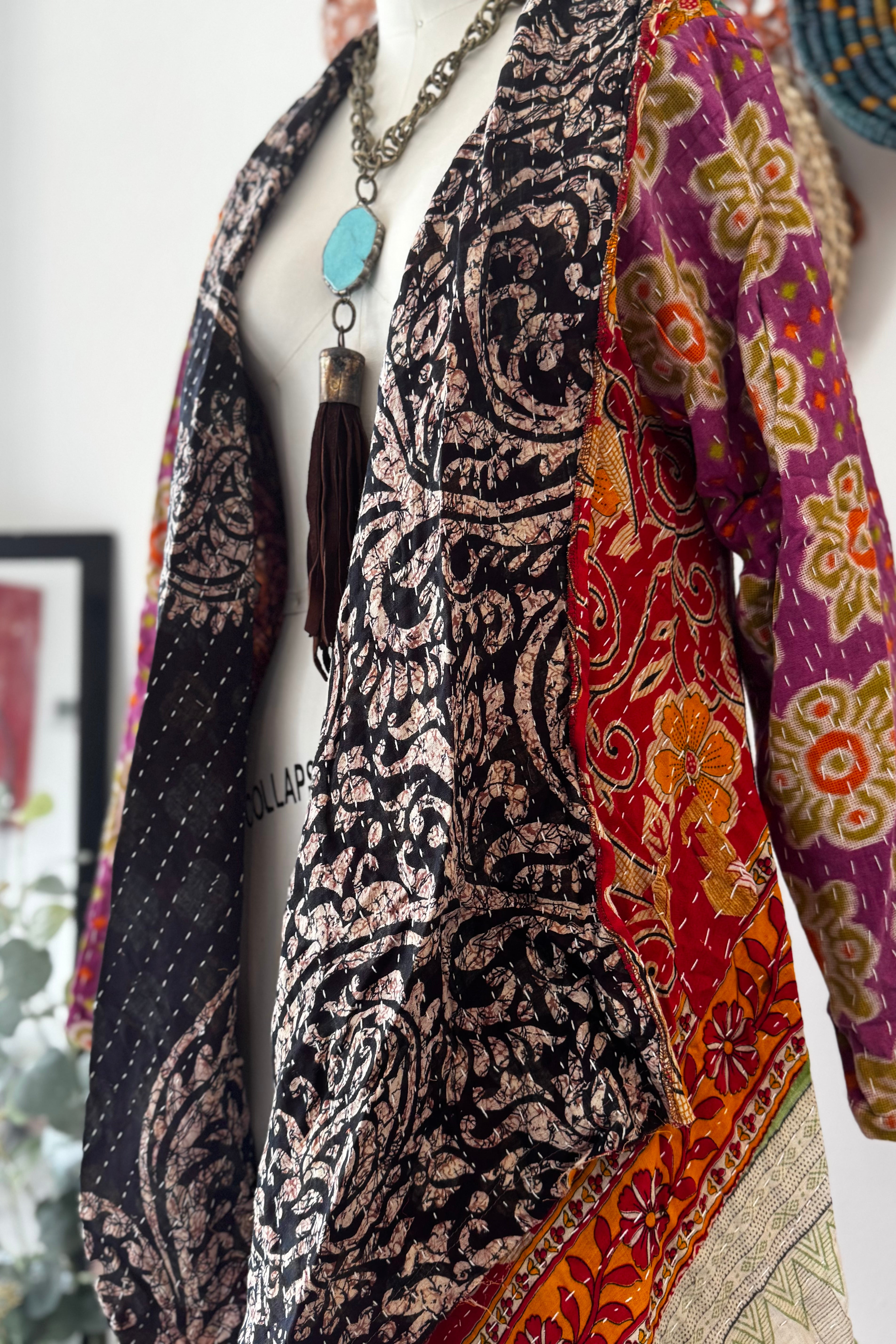 Kantha Sunrise Duster Combo B