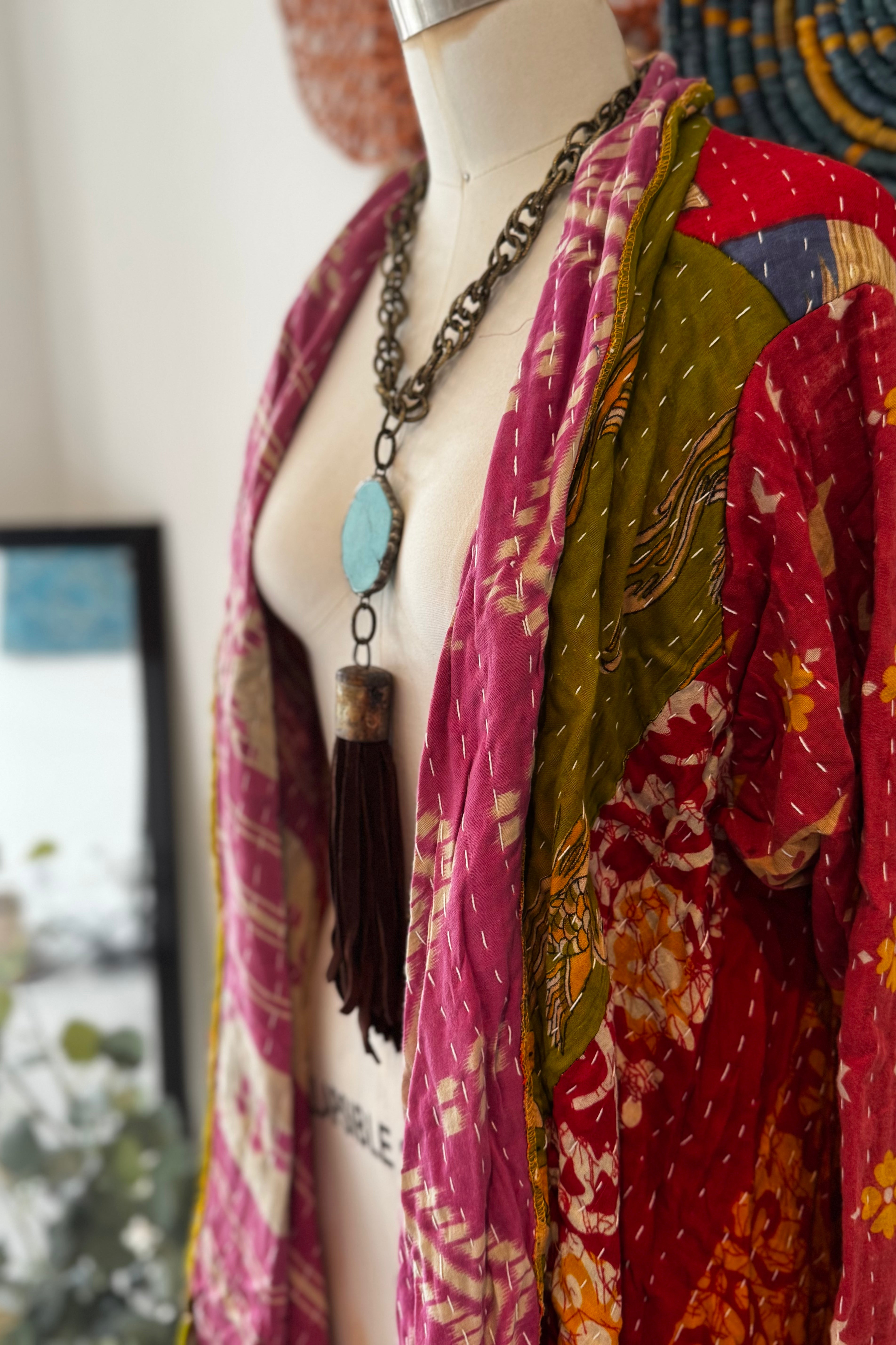 Kantha Sunrise Duster Combo H