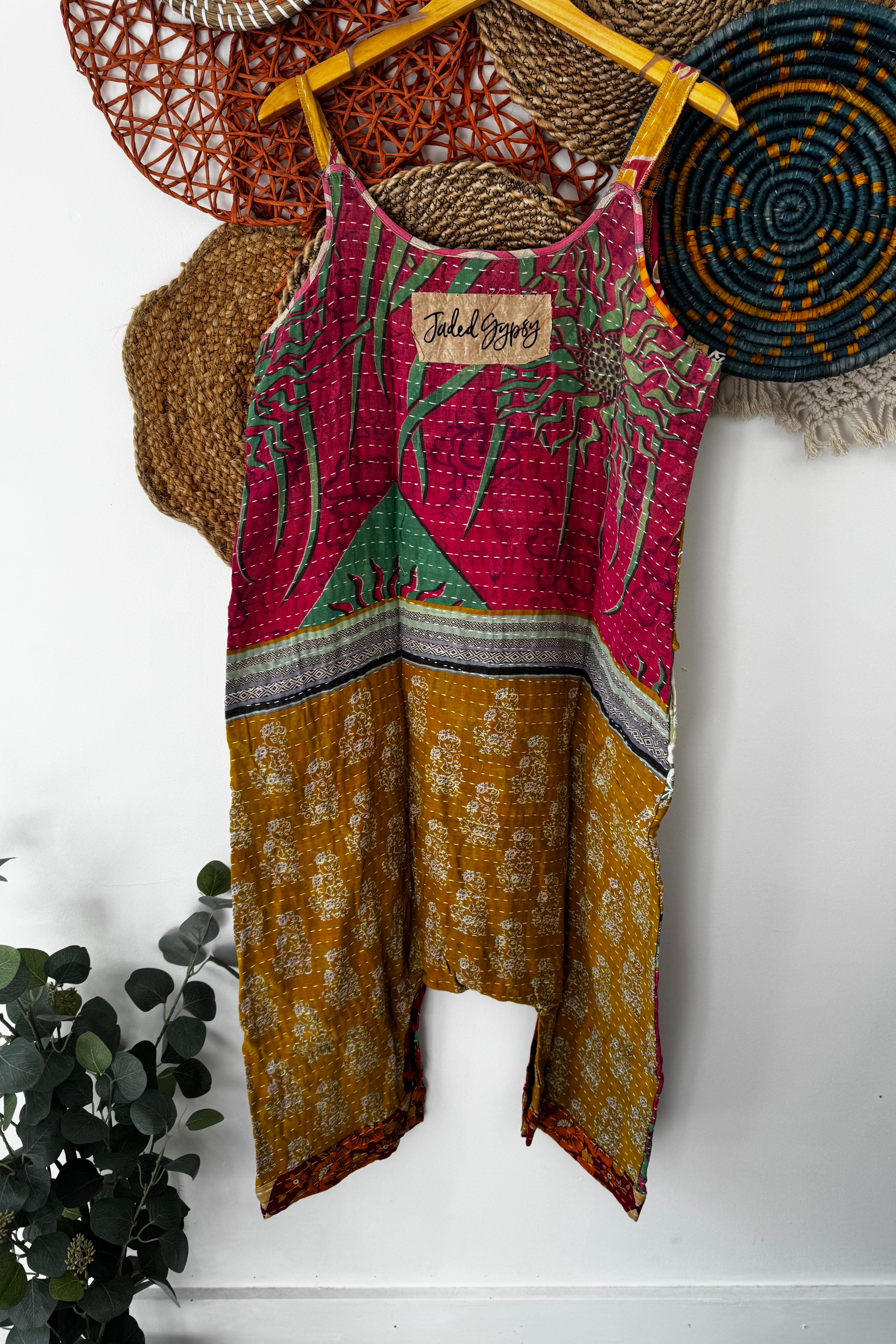 Kantha Sunrise Romper Combo B