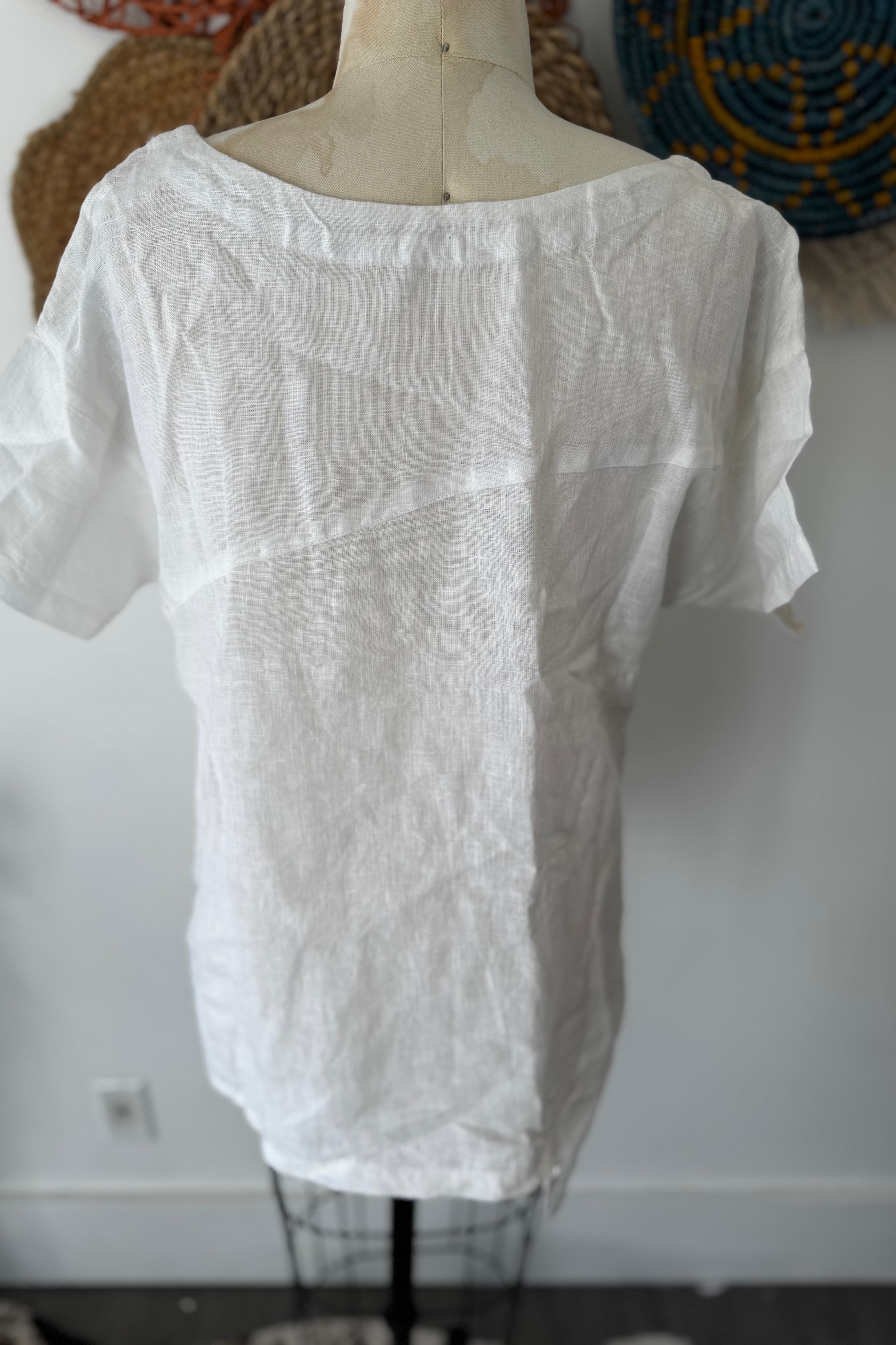 Paper Lace White Top