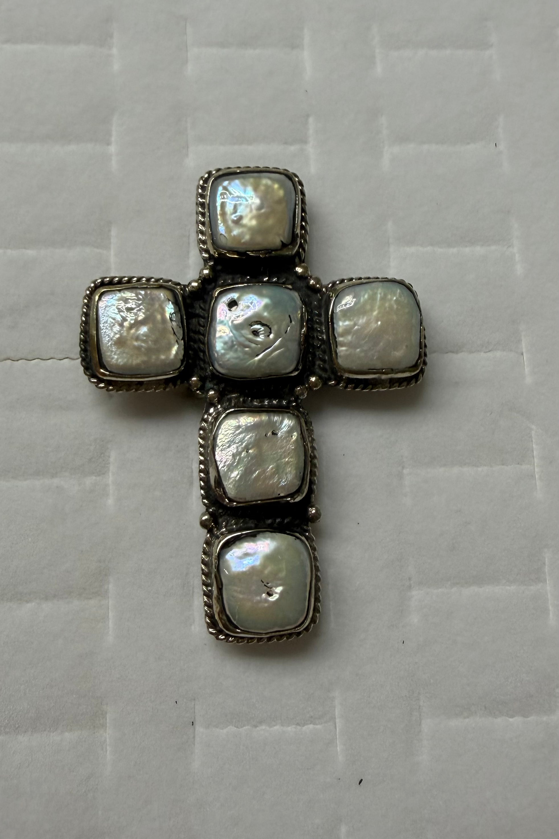 Pearl Cross Ring