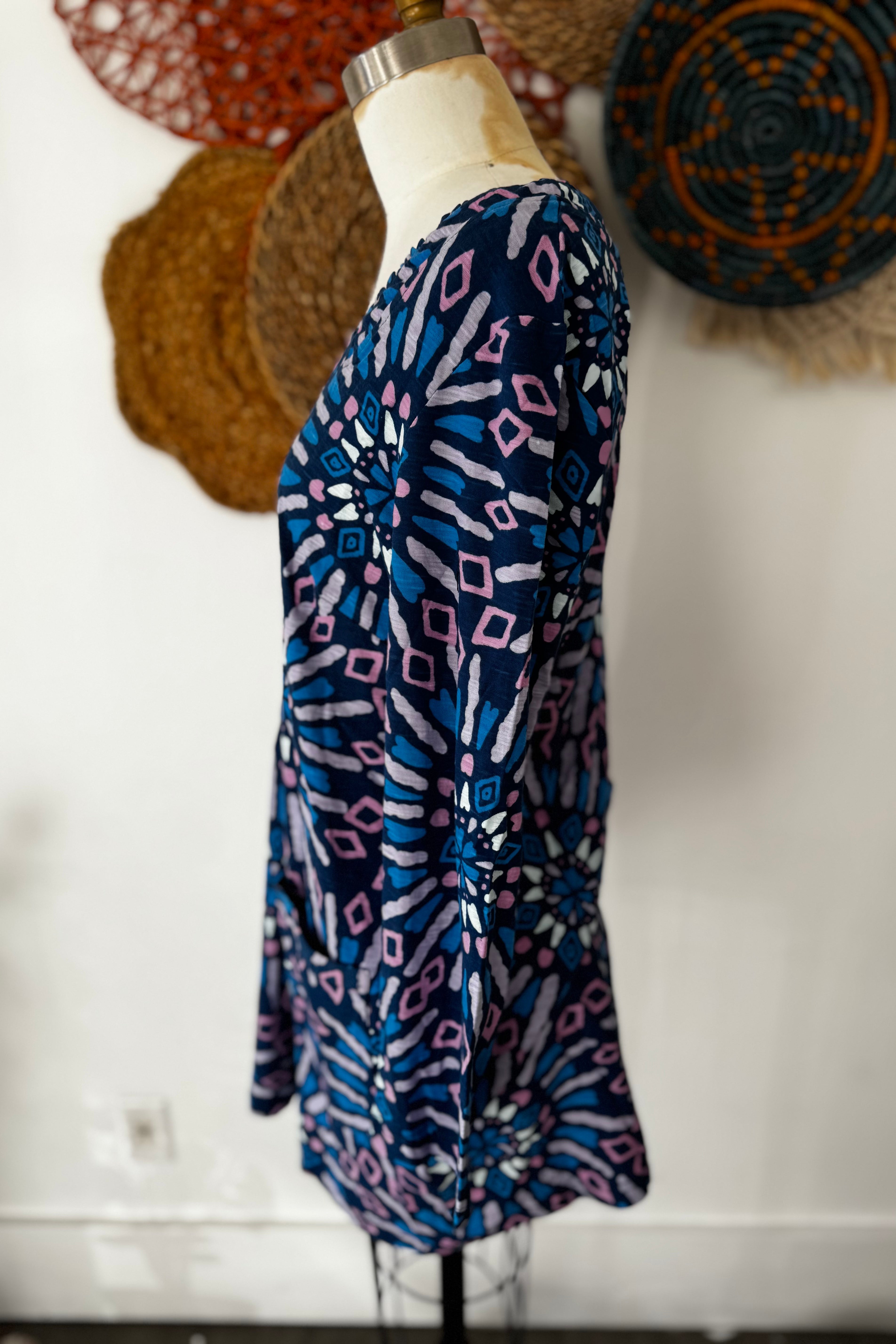 Paper Lace Blue Tunic