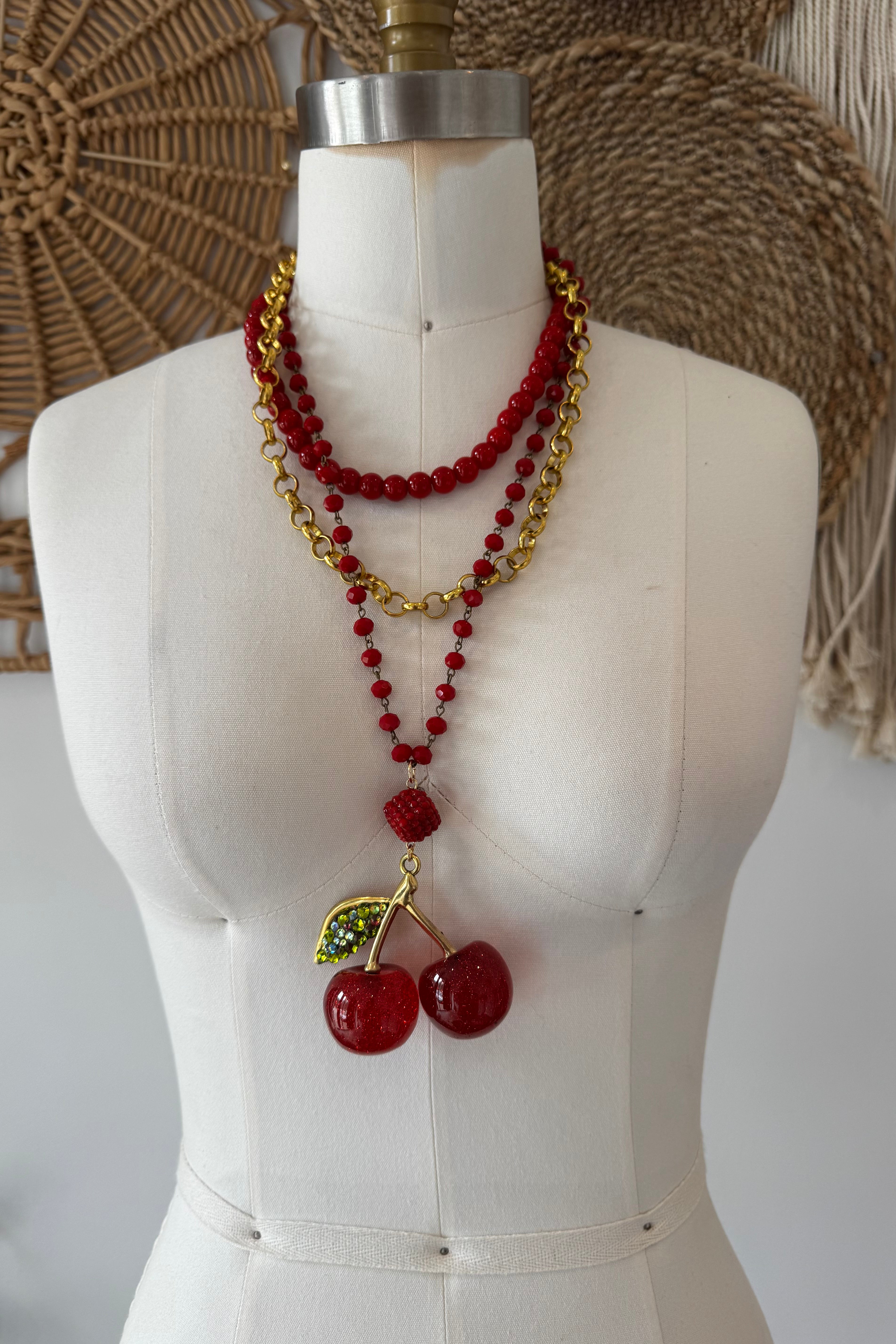Layered Cherry Bliss Necklace