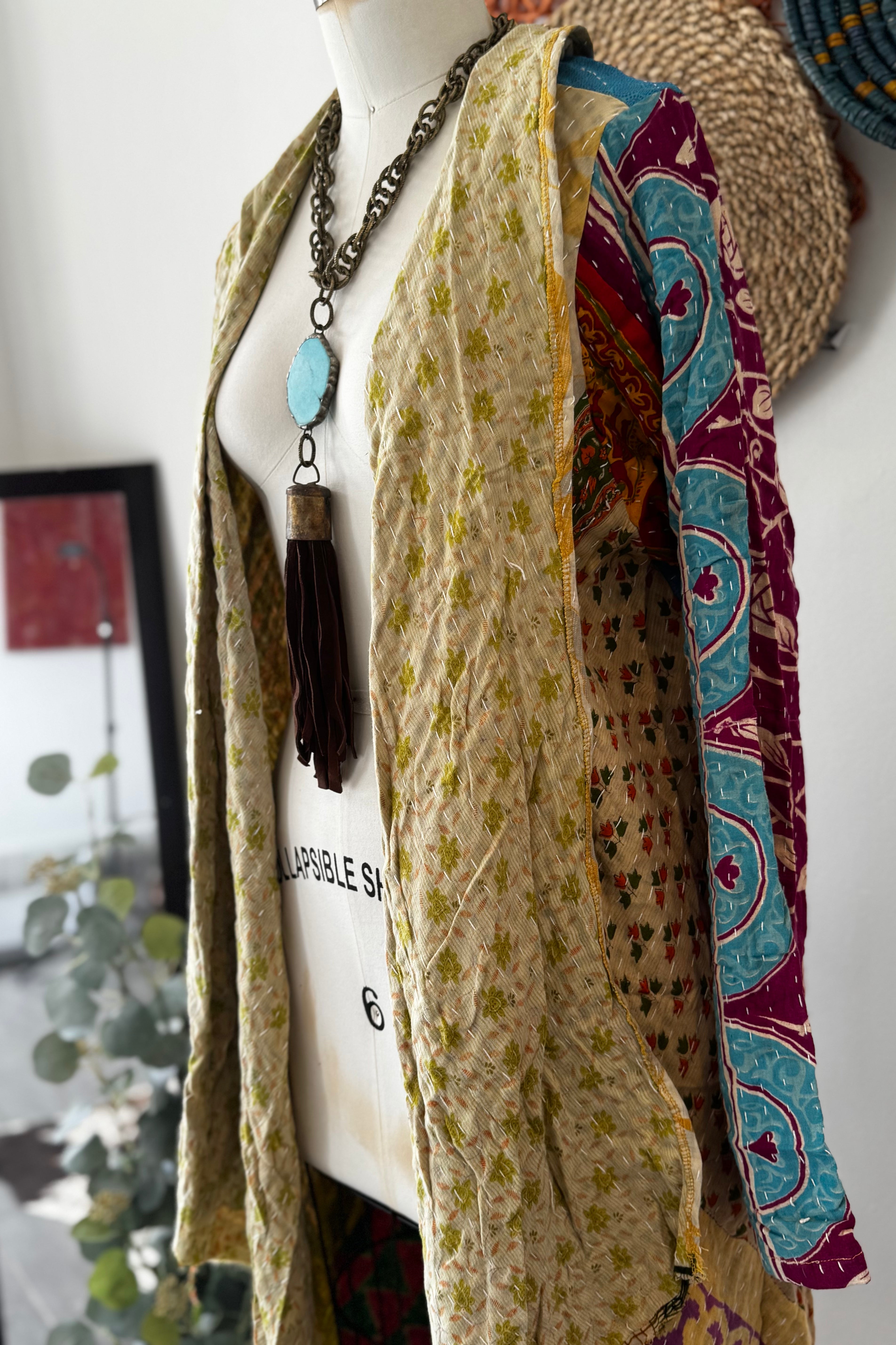 Kantha Sunrise Duster Combo C