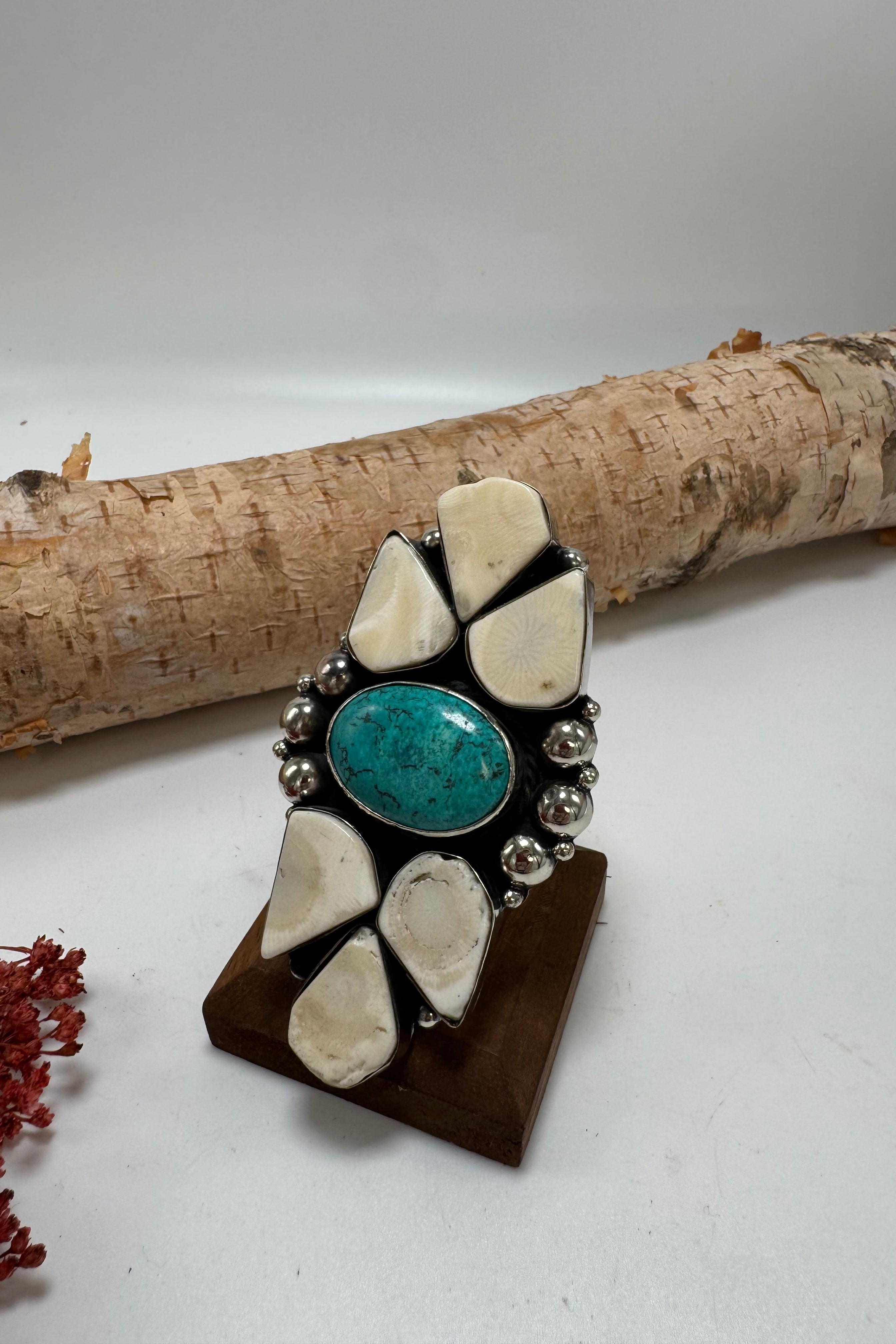 Eye of Turquoise Stone Ring