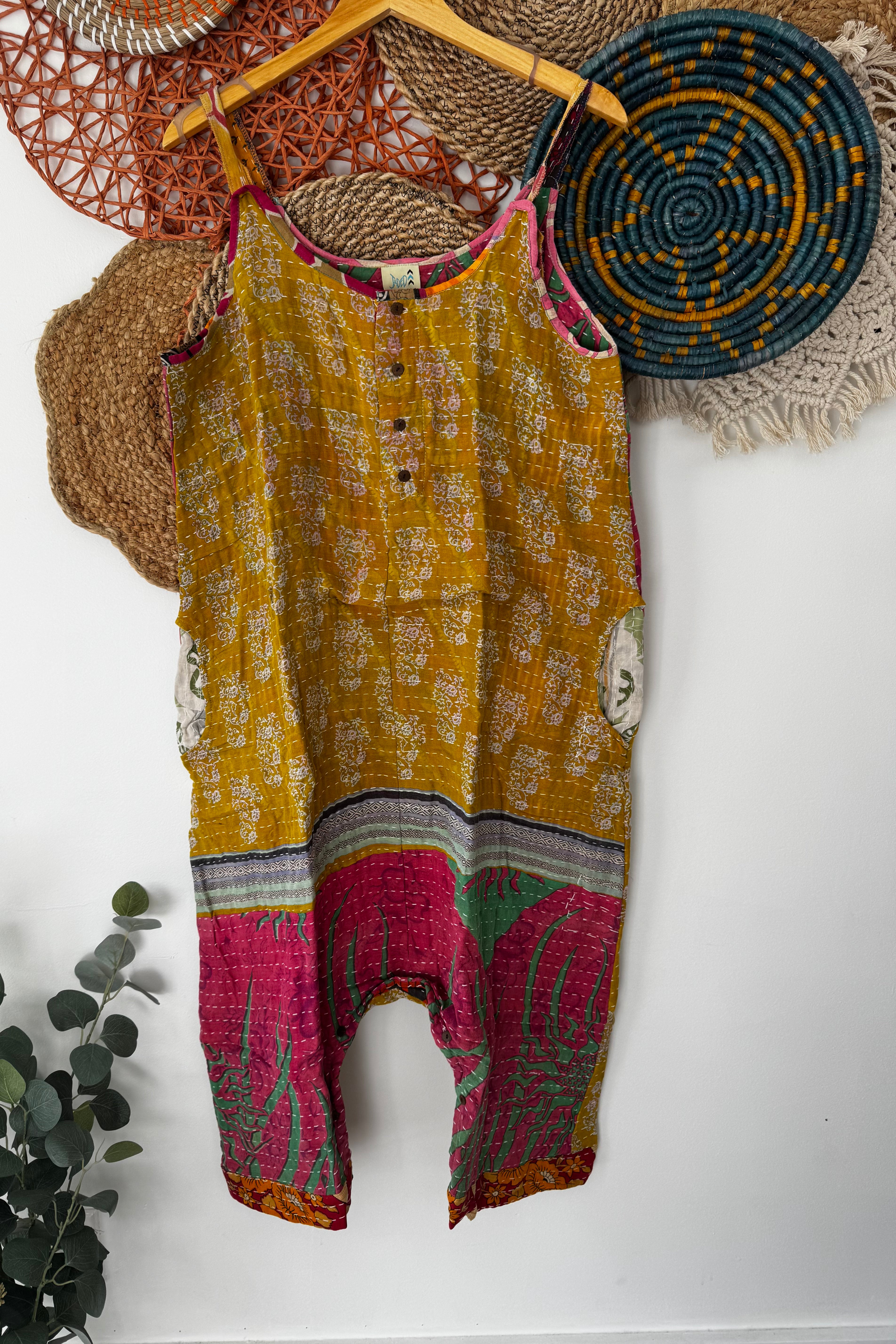 Kantha Sunrise Romper Combo B