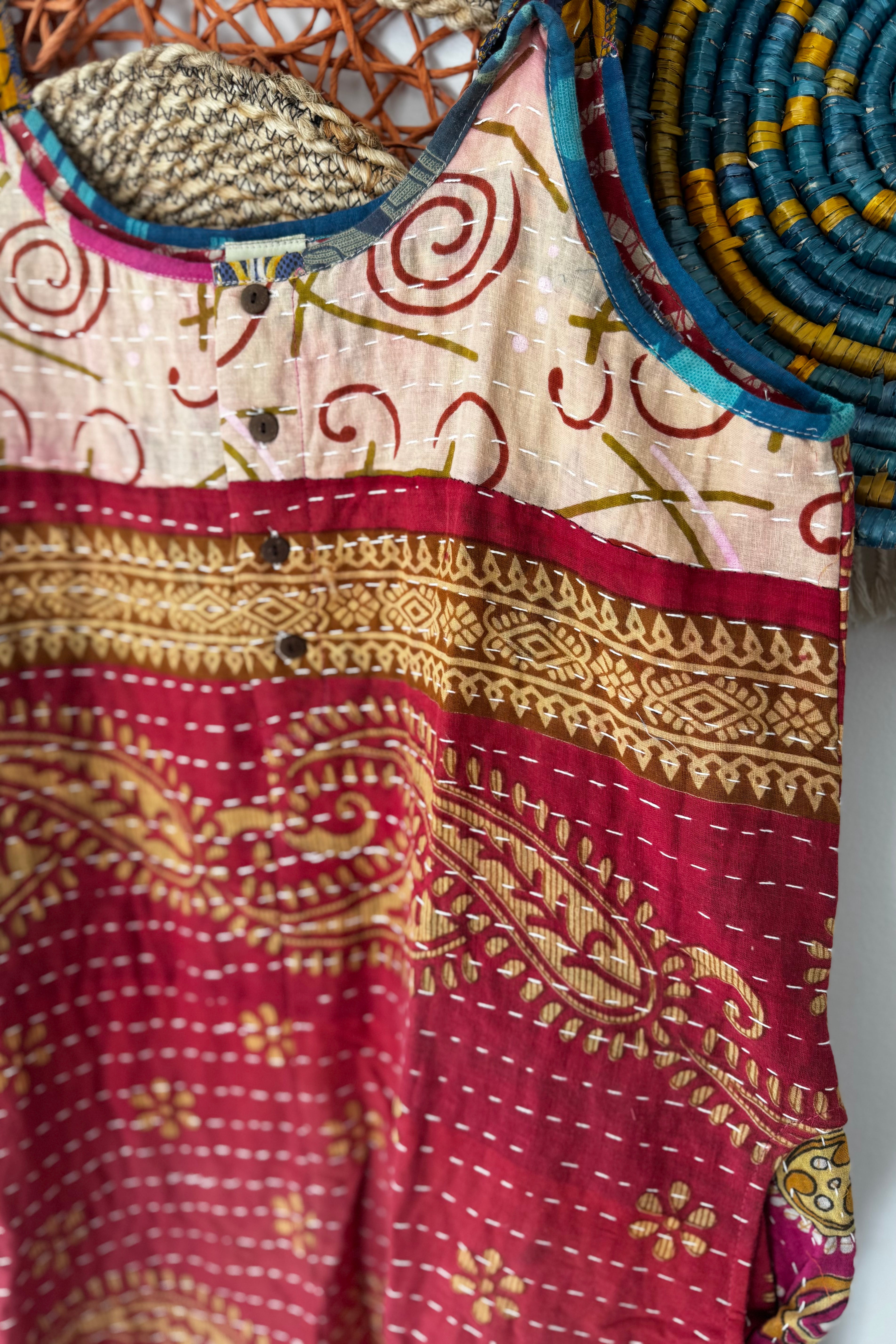 Kantha Sunrise Romper Combo F