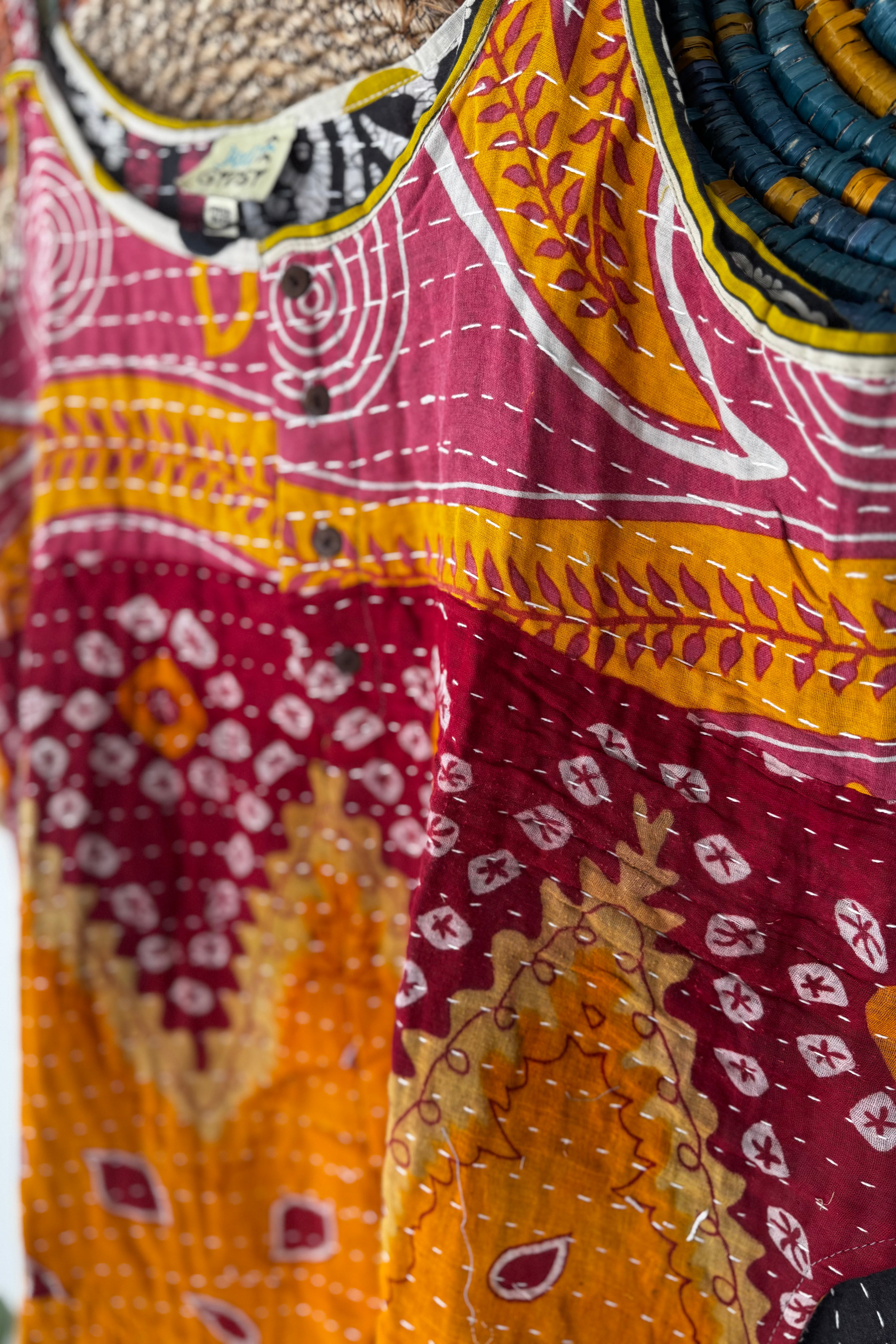 Kantha Sunrise Romper Combo A
