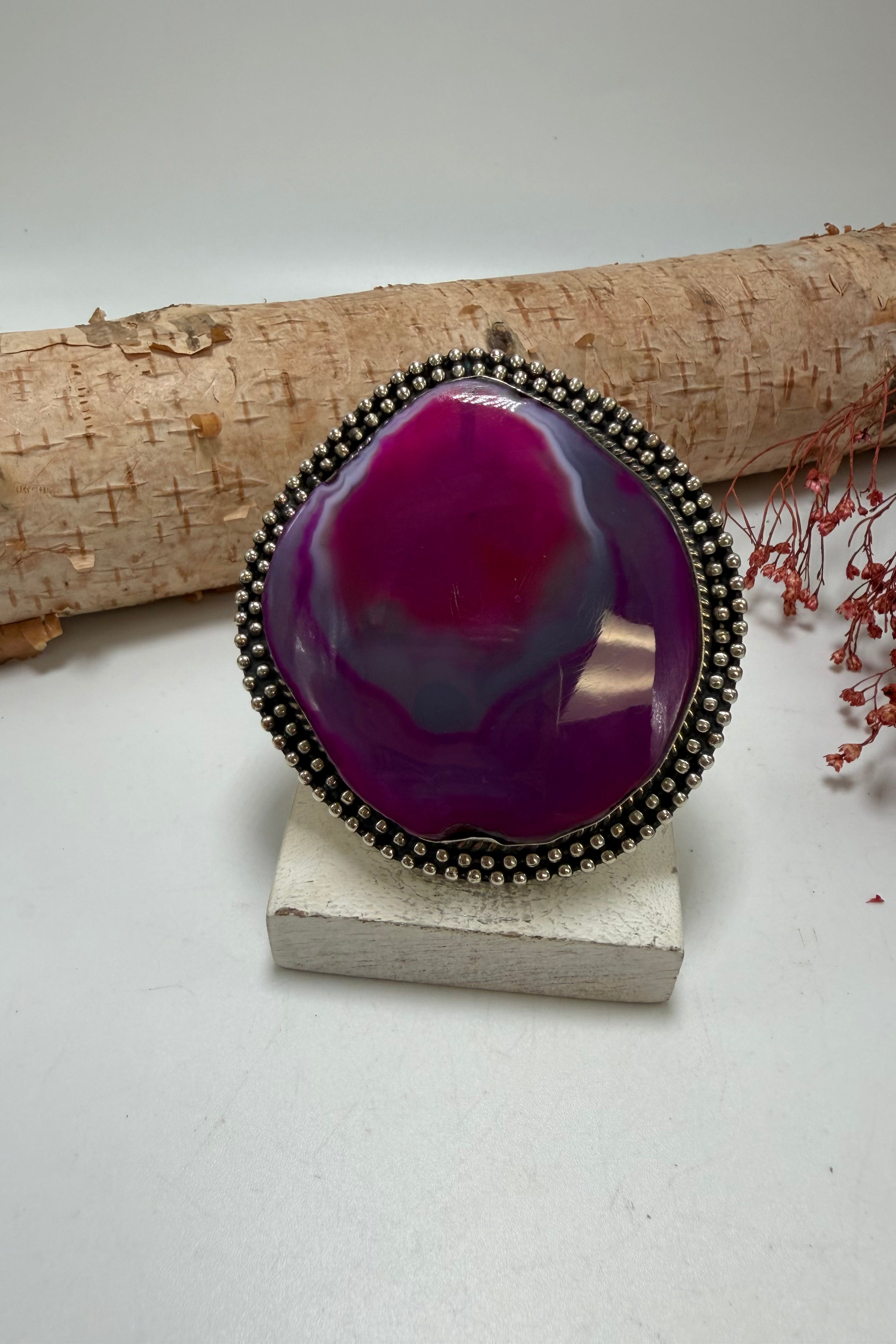 Pink Drips Ring