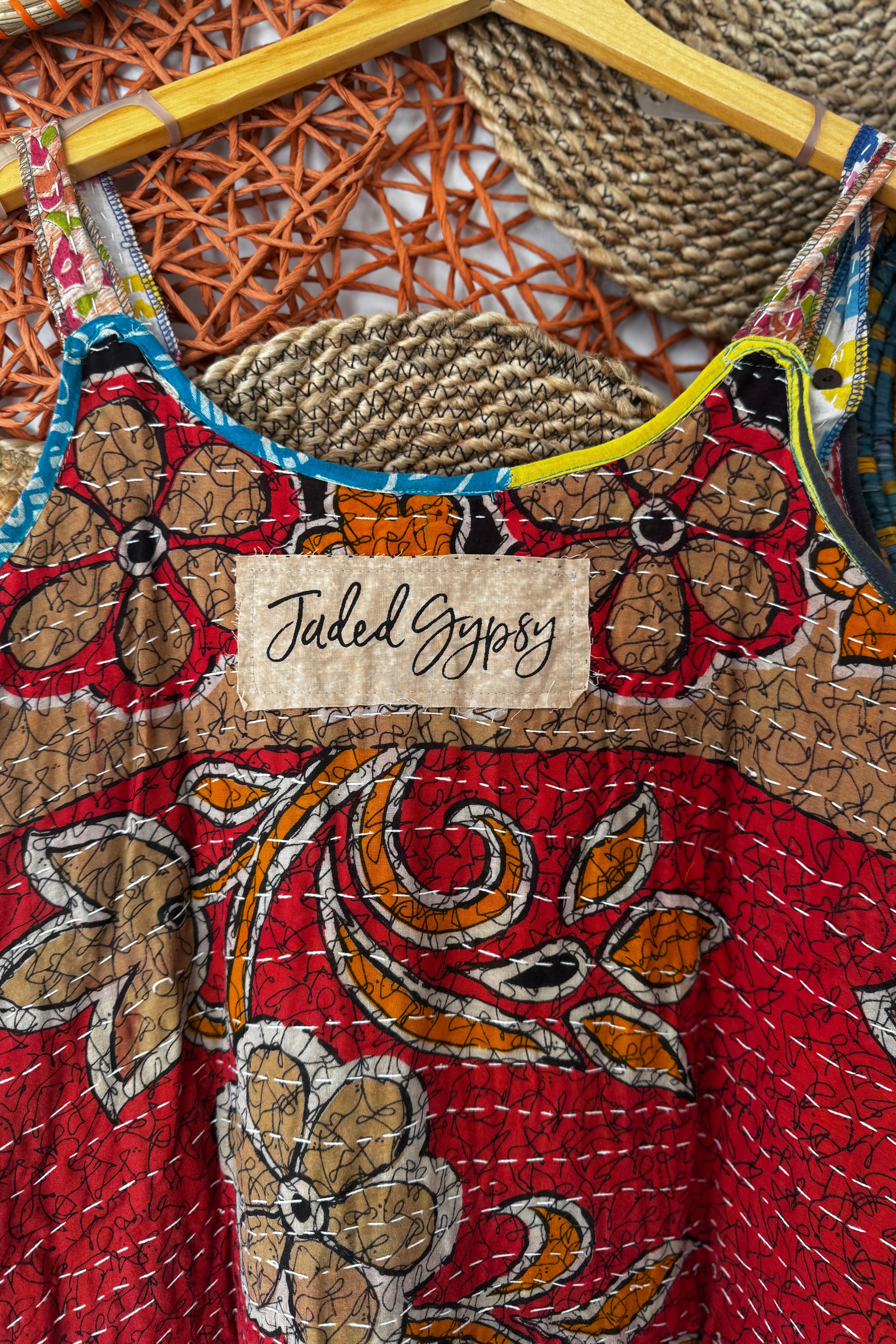 Kantha Sunrise Romper Combo I