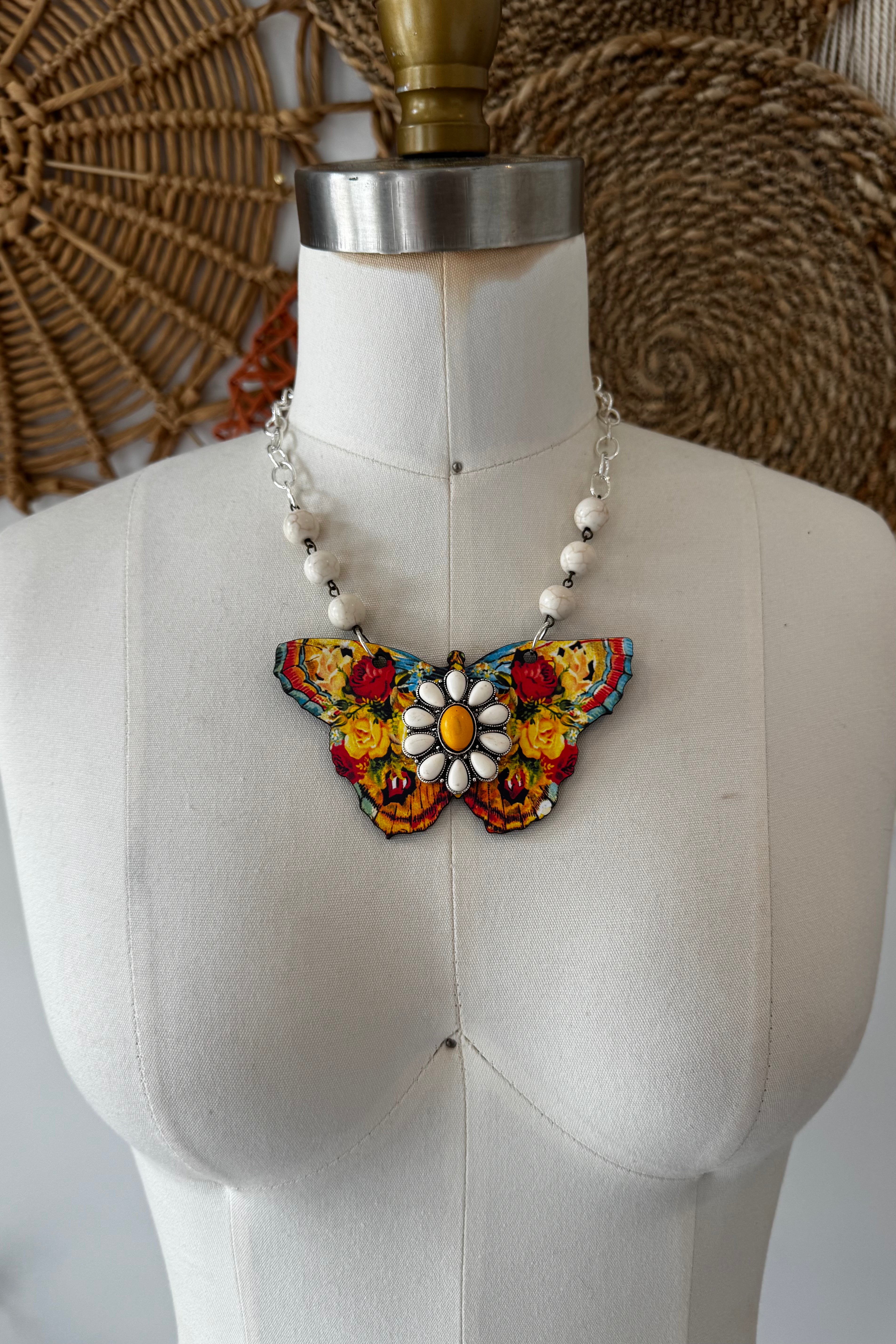 Butterfly Bliss Handmade Necklace