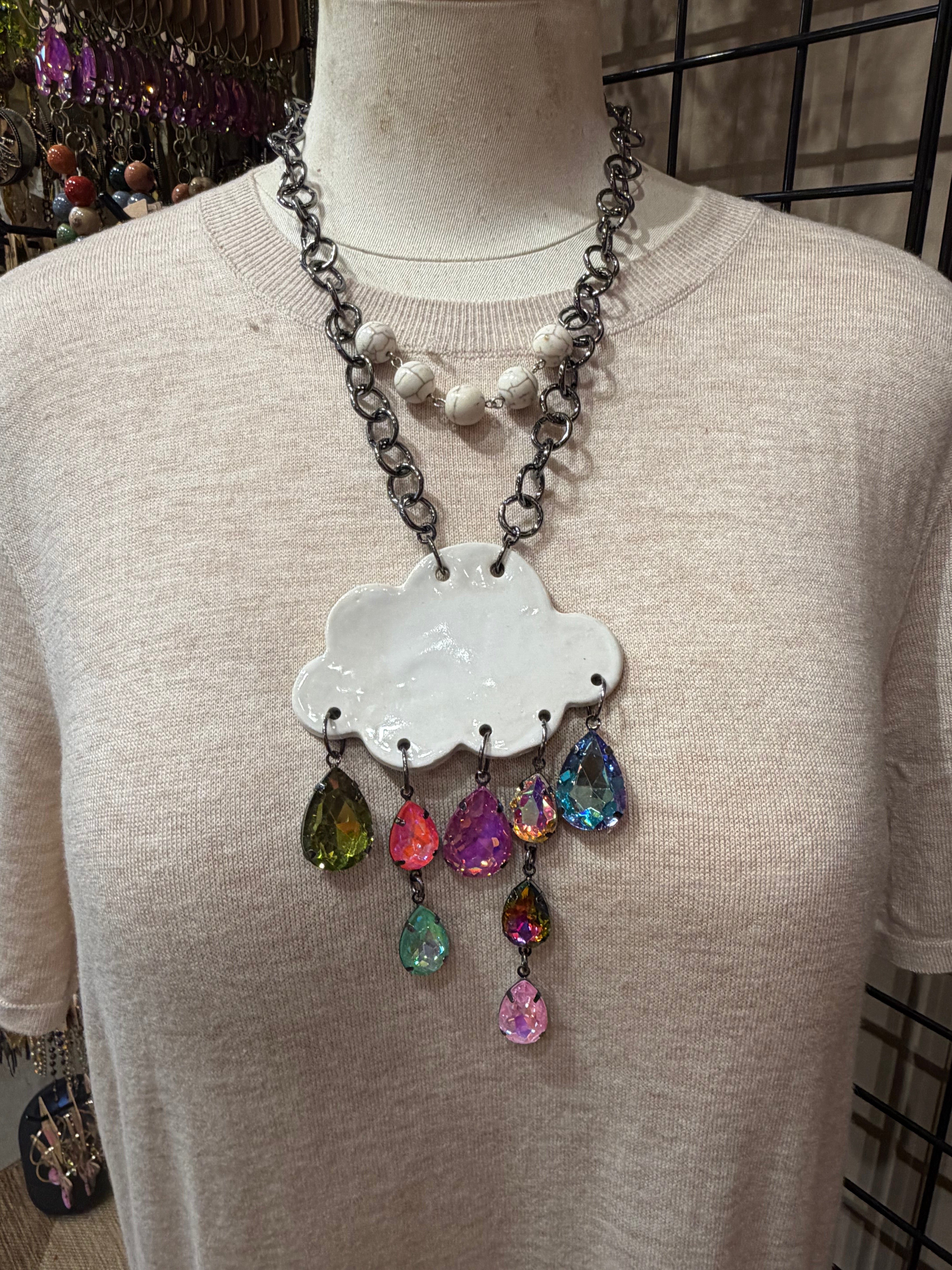 Rainbow Showers Necklace