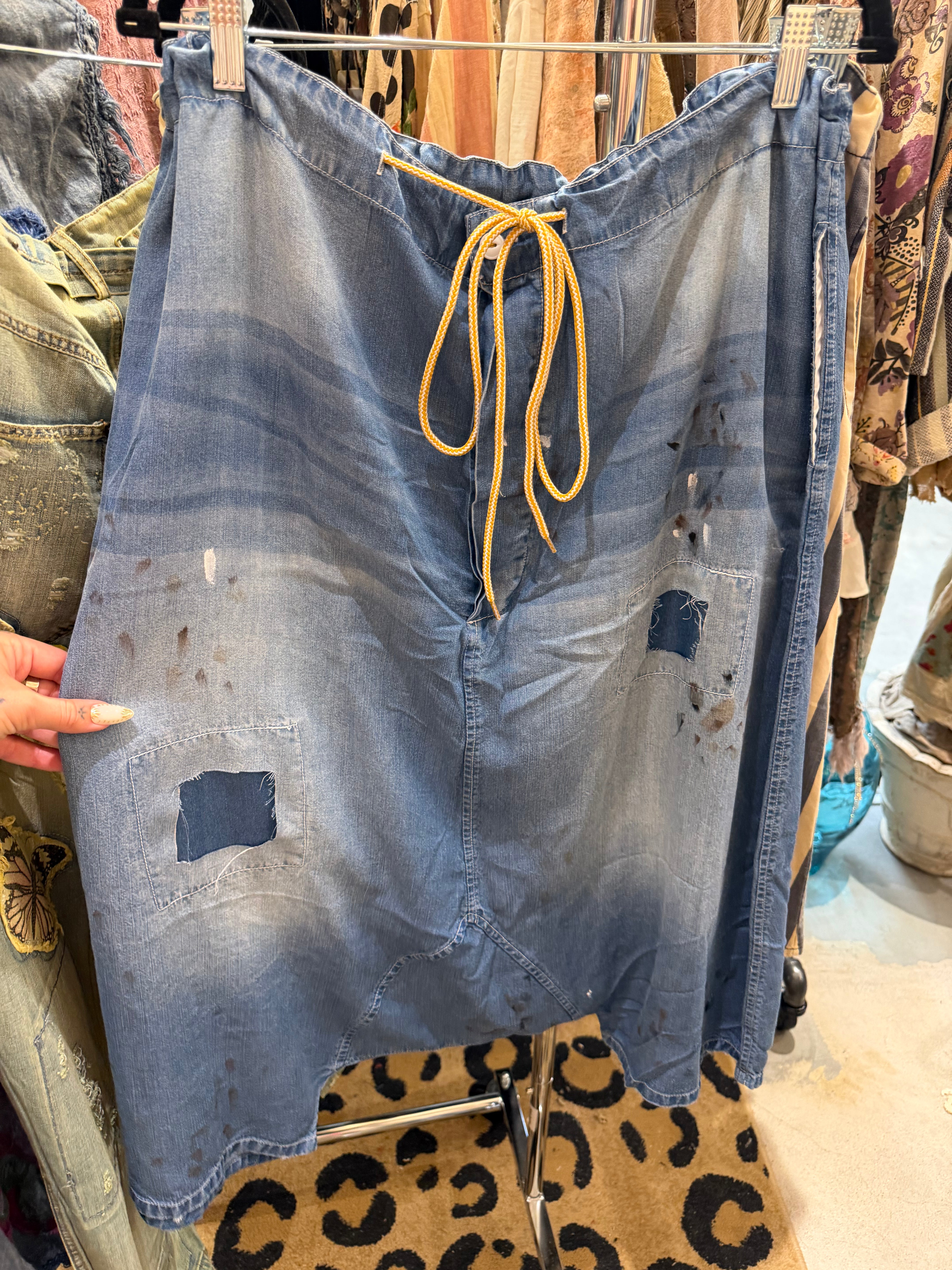 Preorder - Earthsong Heirloom Pant- Dark Chambray