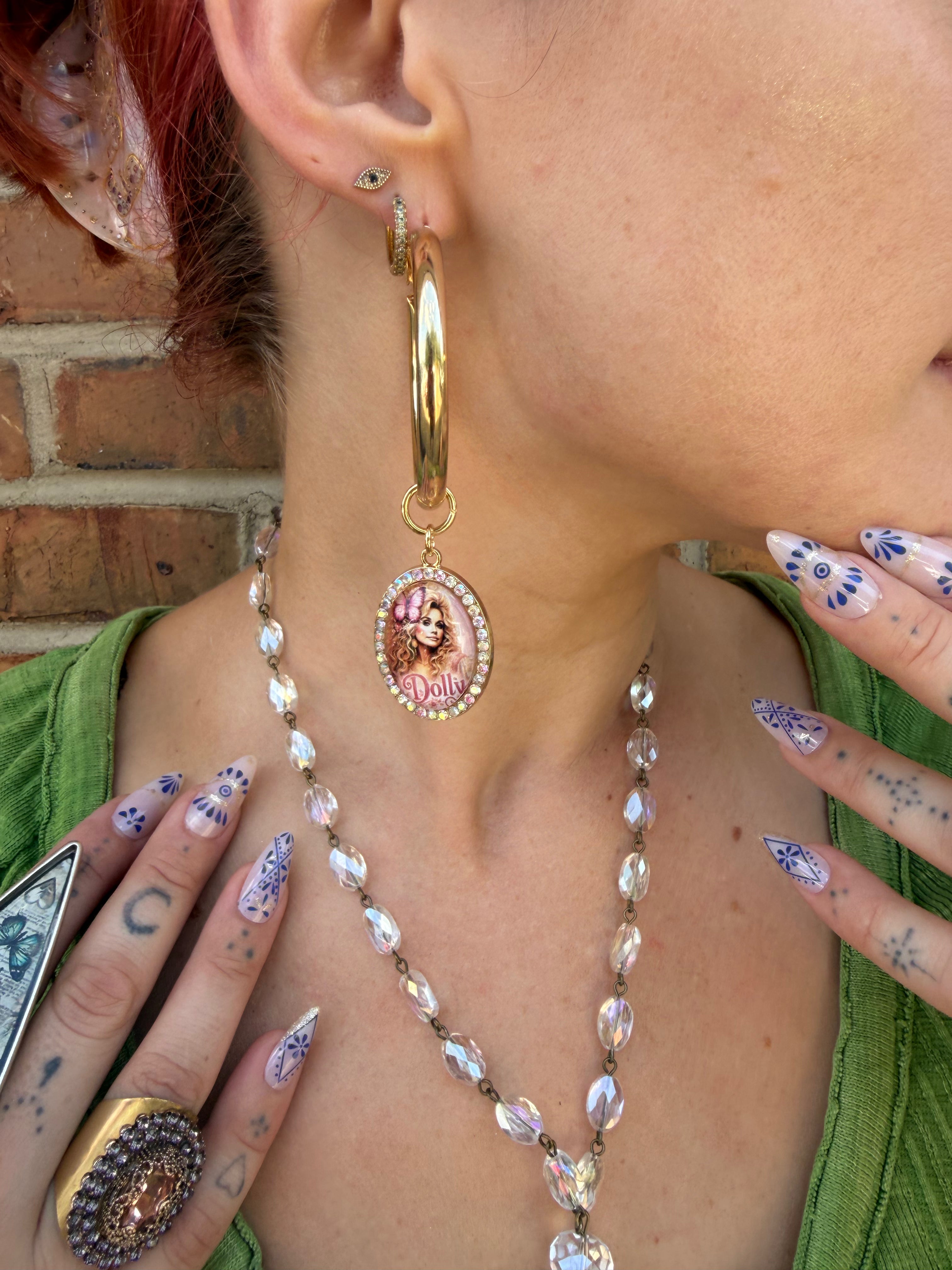 Dolly Hoop Earrings
