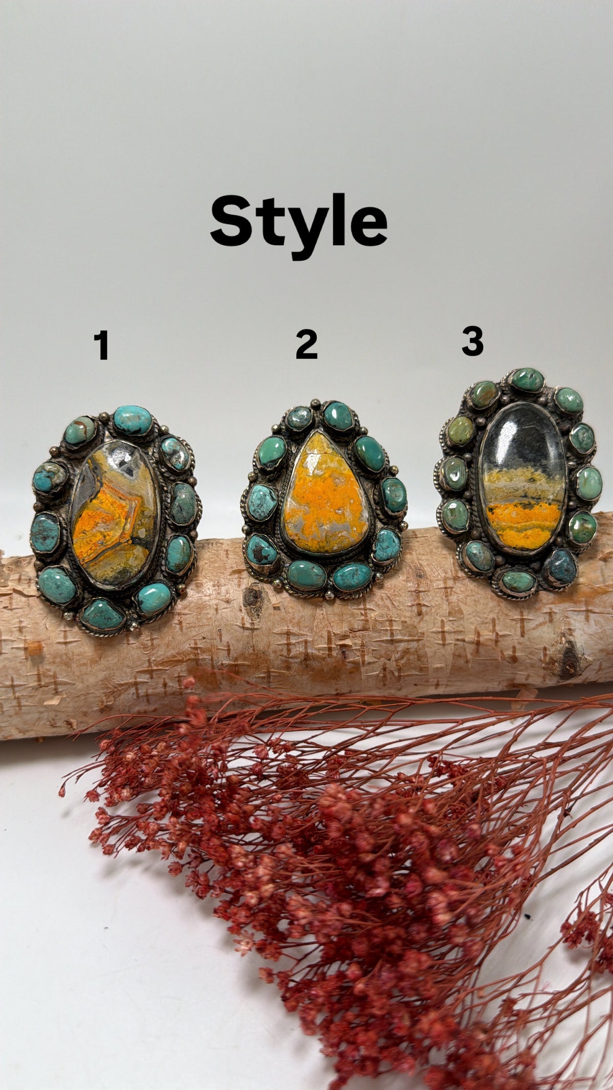 Bumblebee Turquoise Ring