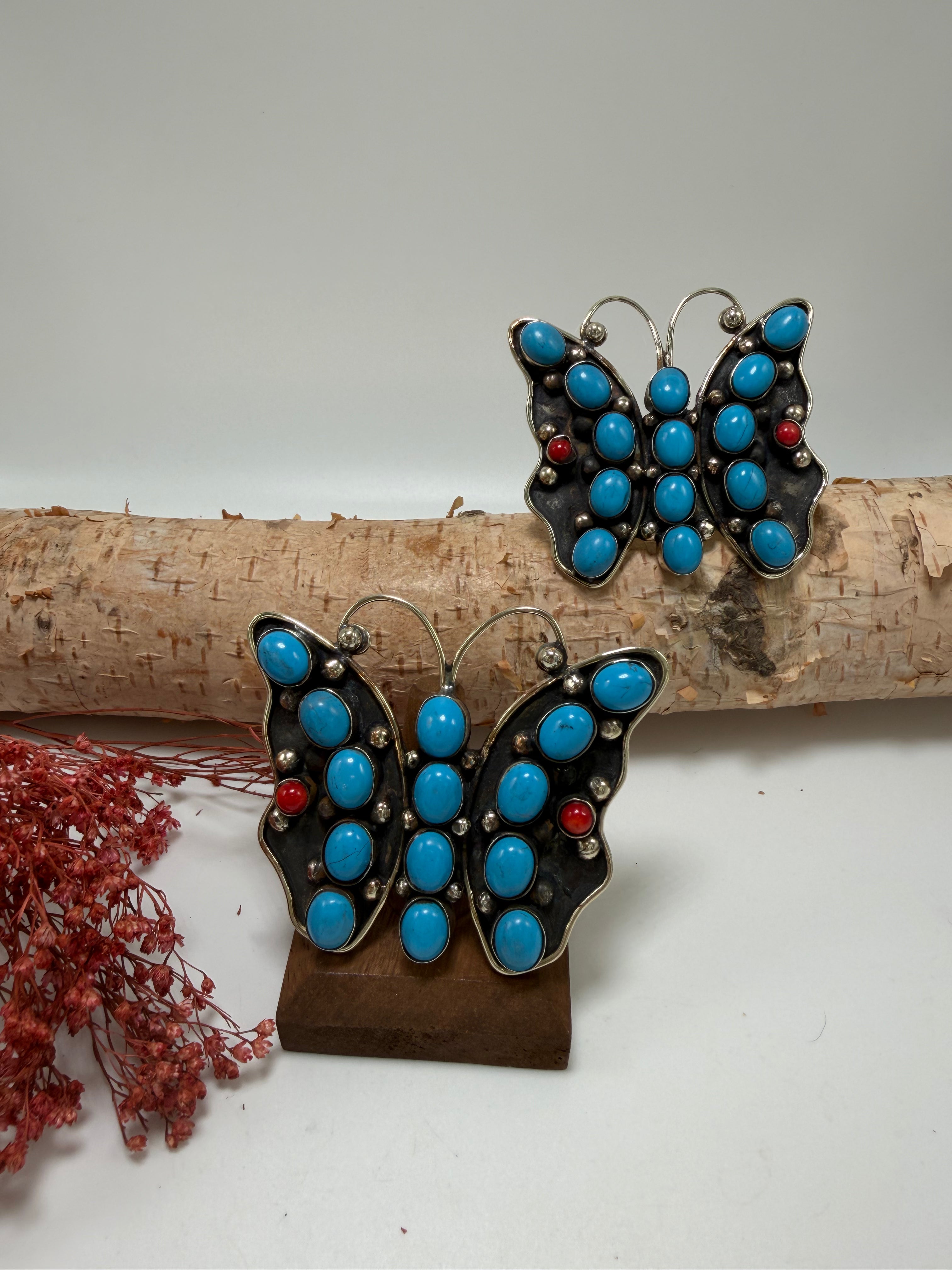 Butterfly Blues Ring