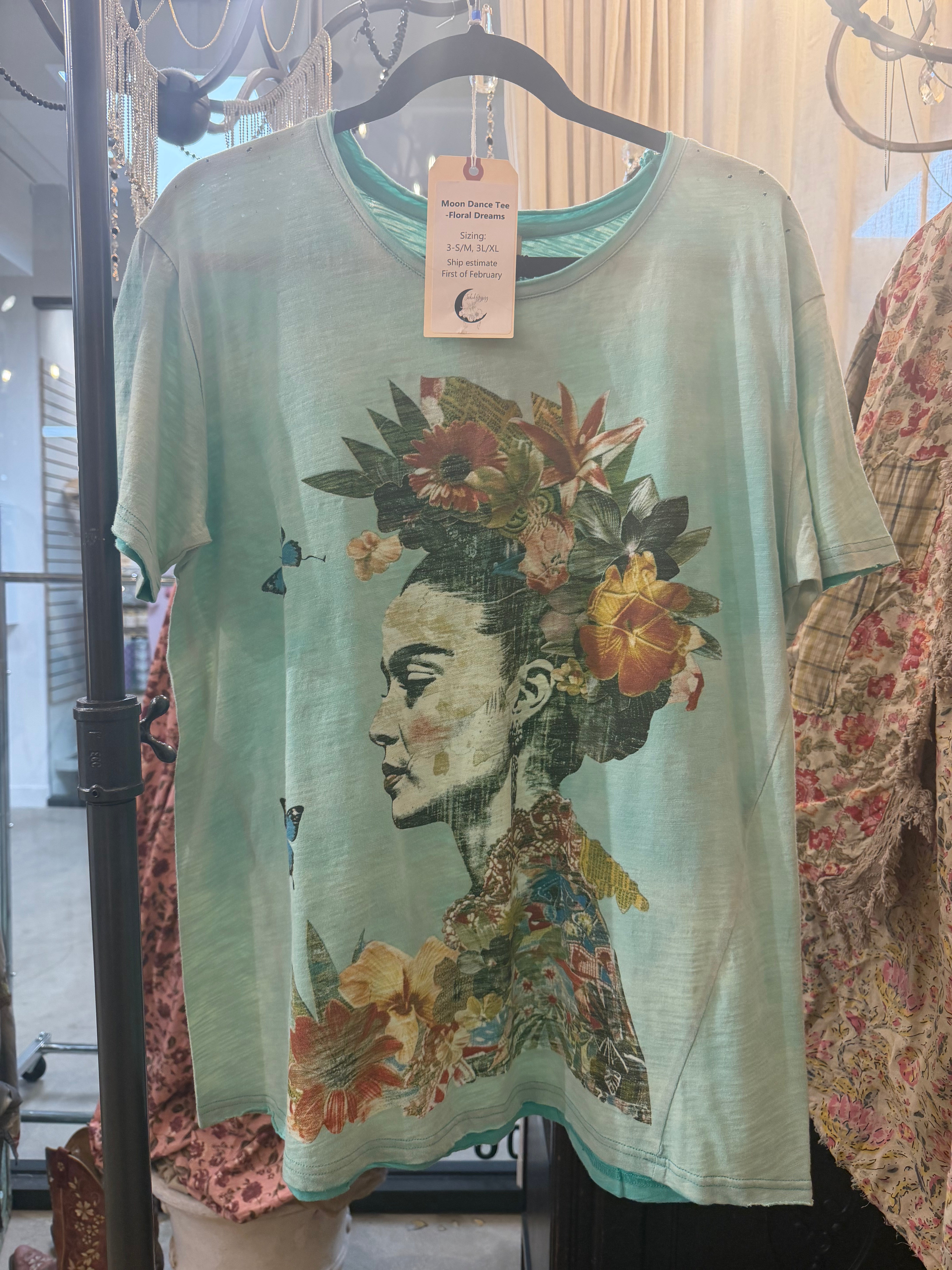 PREORDER Moon Dance Tee in Floral Dreams