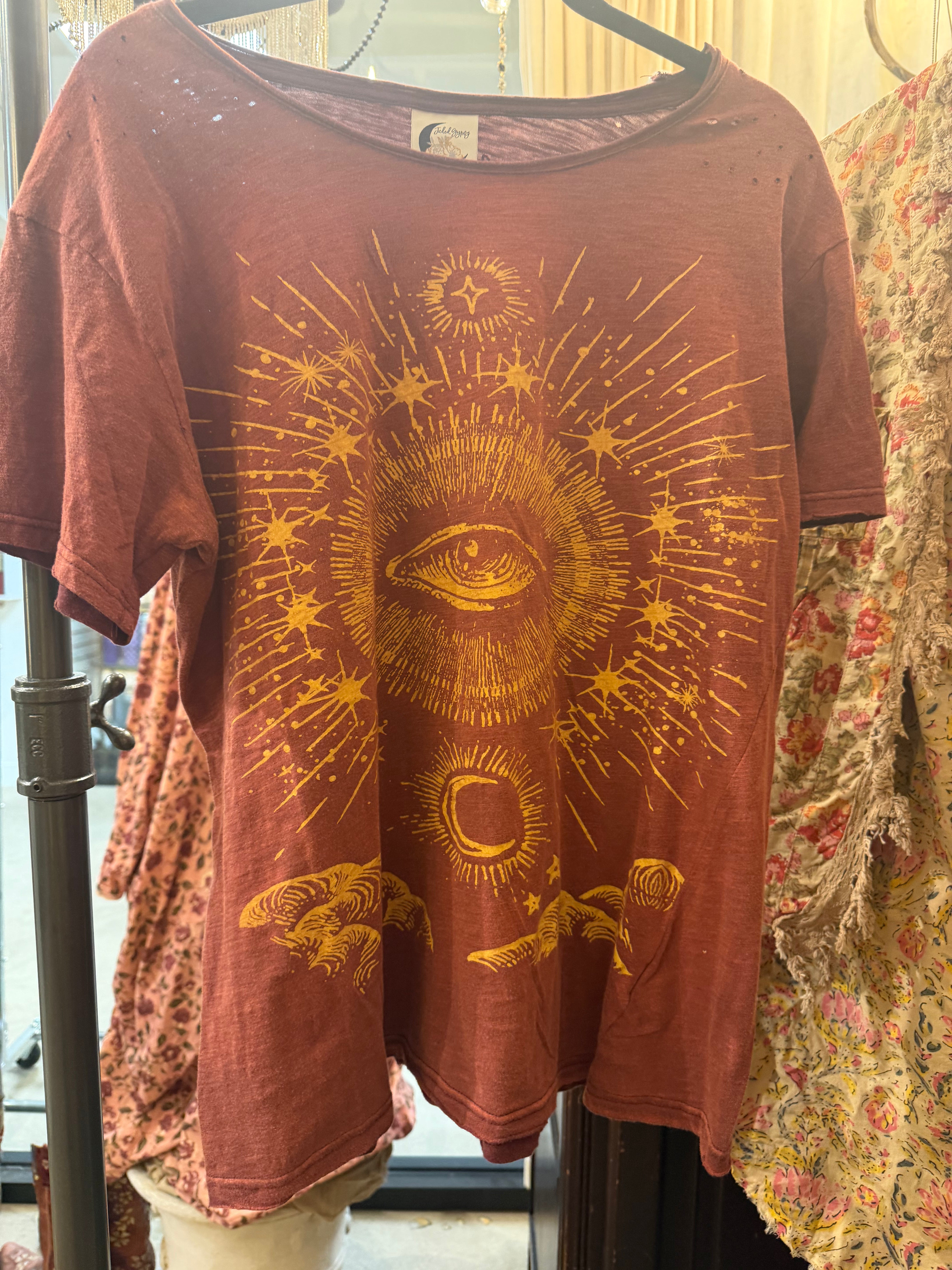 Moon Dance Tee in Evil Eye