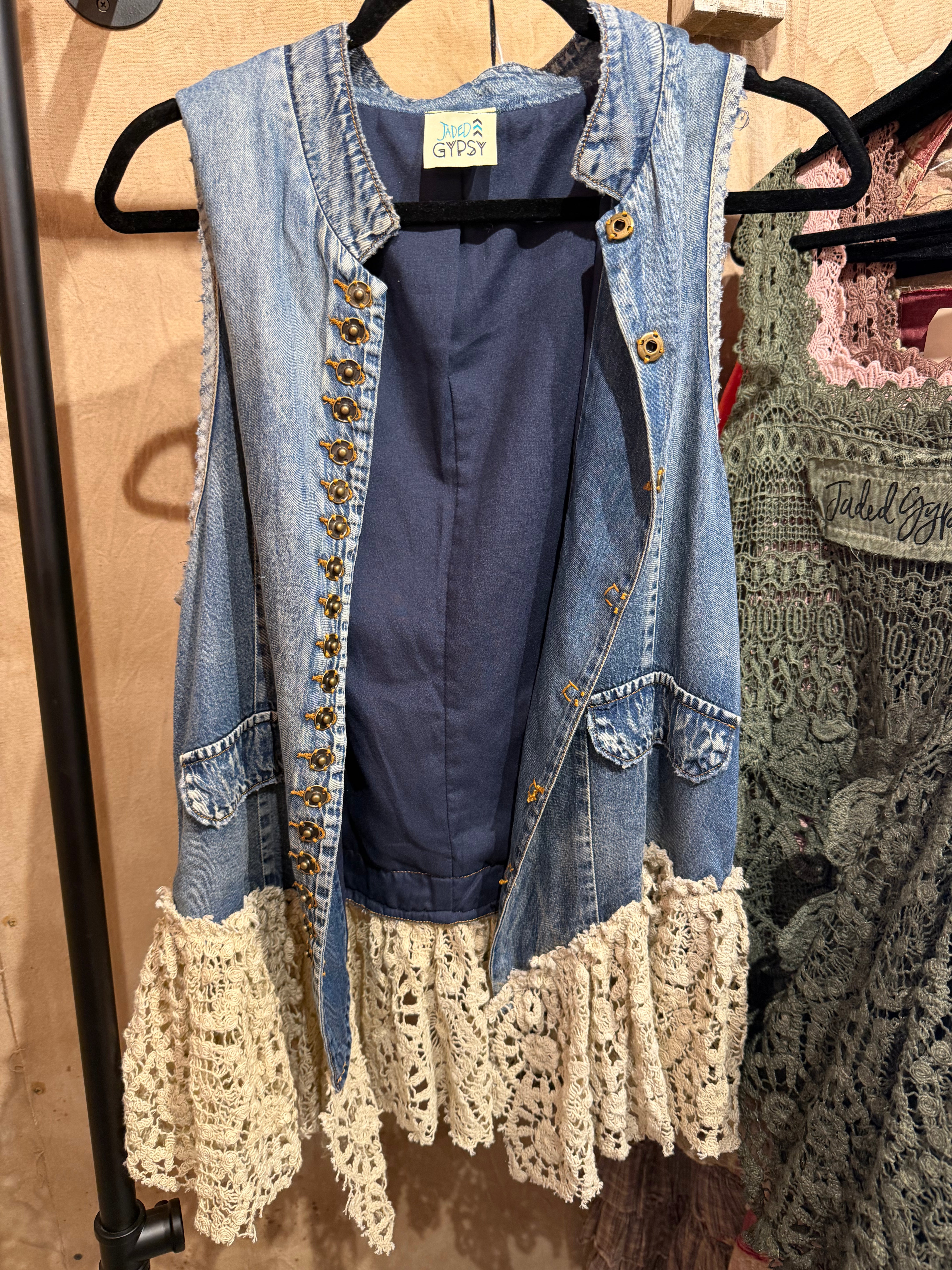 Enchanted Vest- Chambray