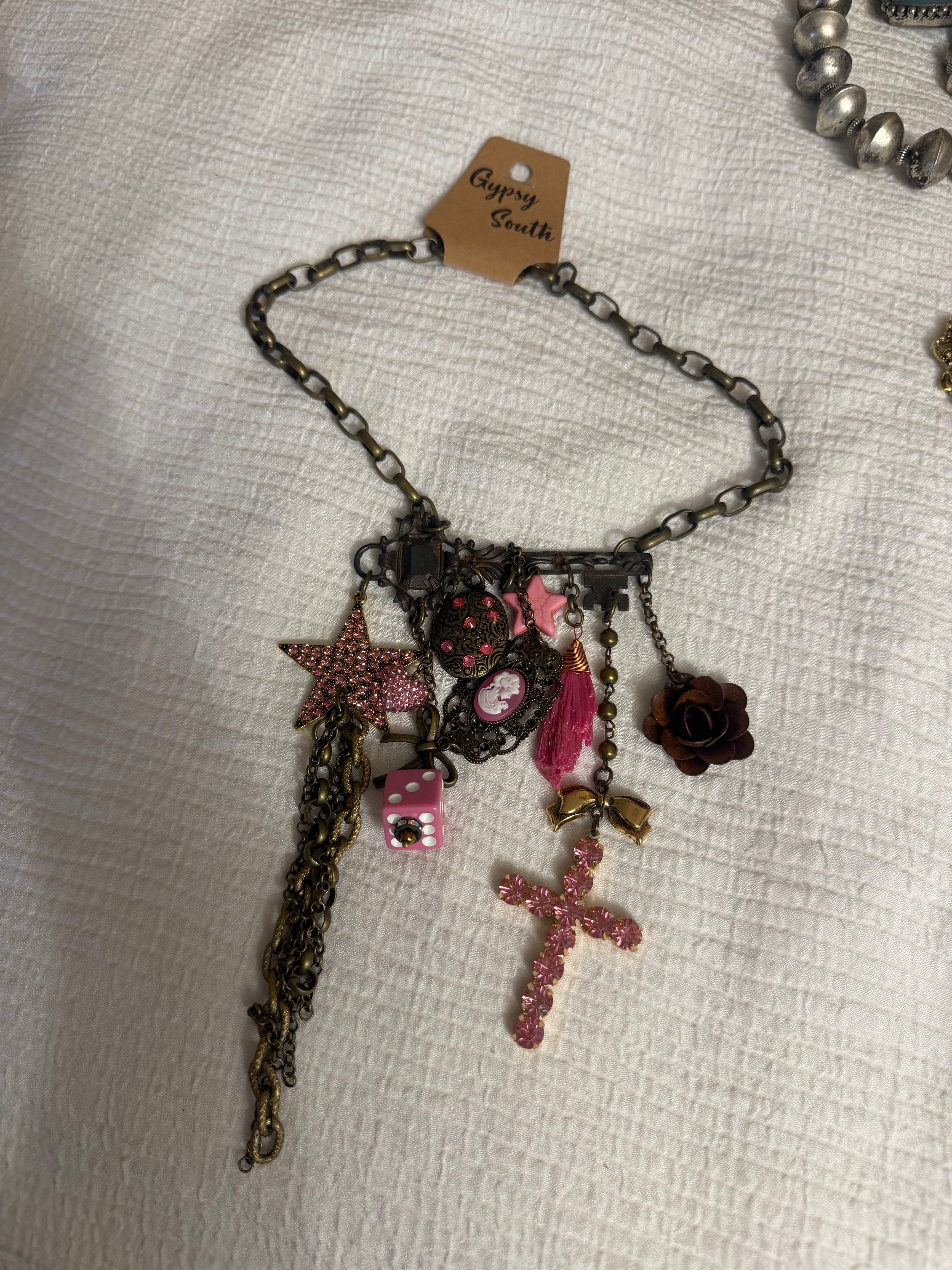 Key & Trinkets Necklace Gypsy South Jewelry 20
