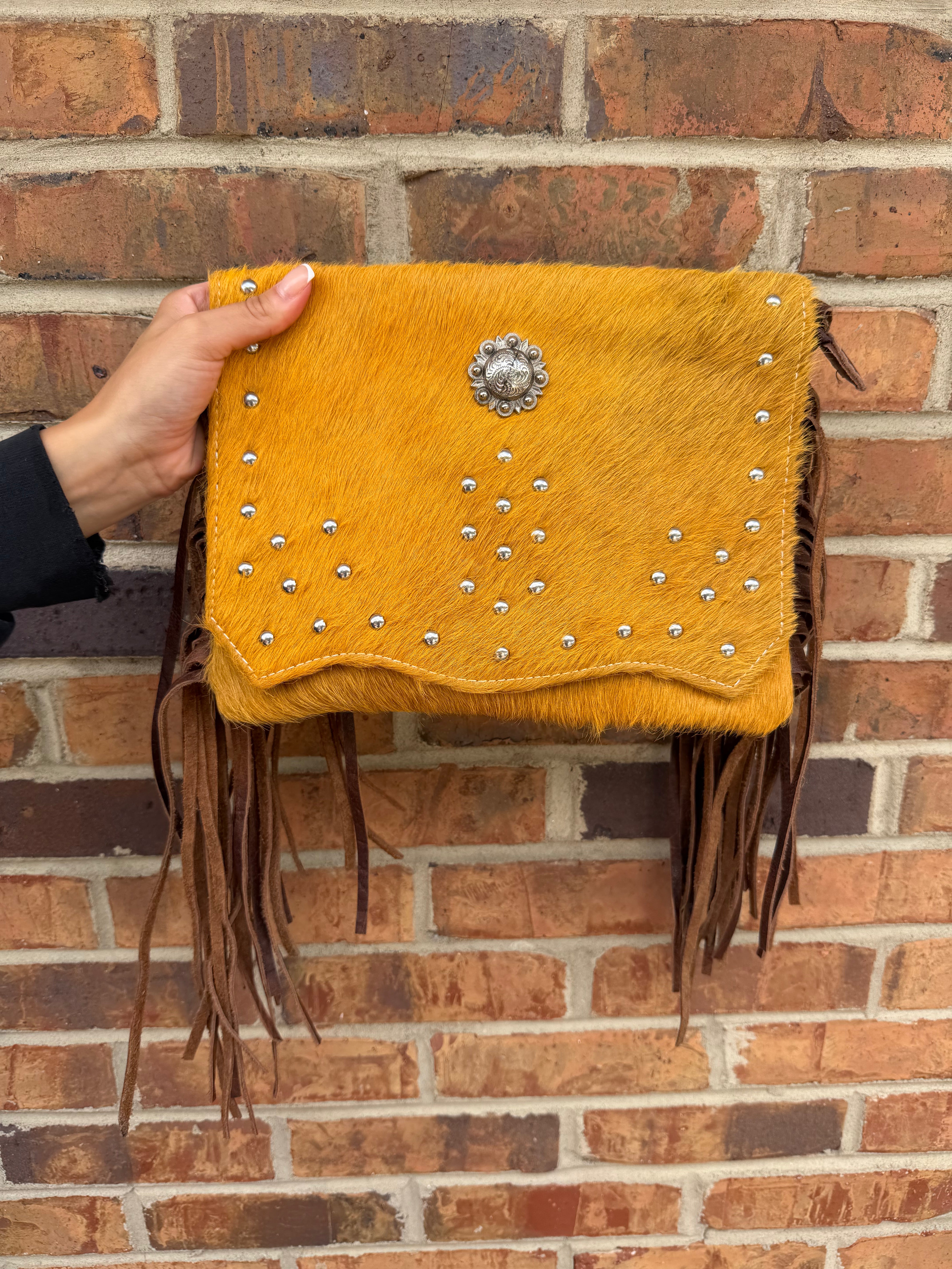Hair On Mustard Bag