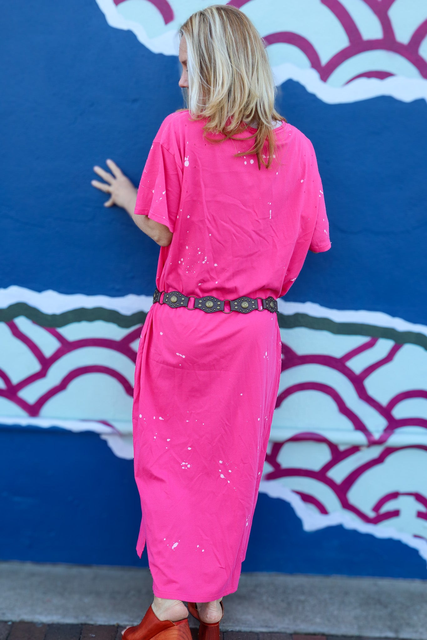 Sale - Just a Woman Short Sleeve Layering Maxi T-Shirt Dress