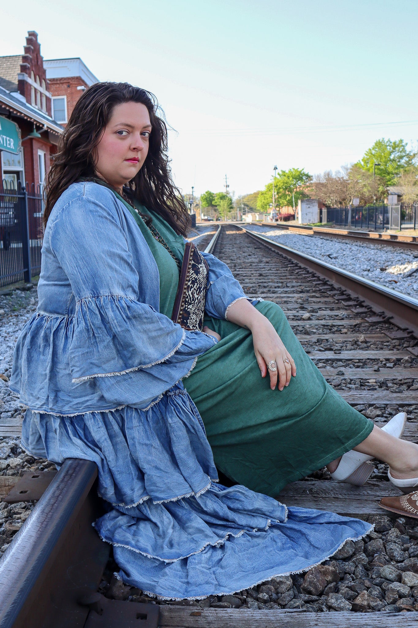 Easy Breezy Comfort Dress in Emerald
