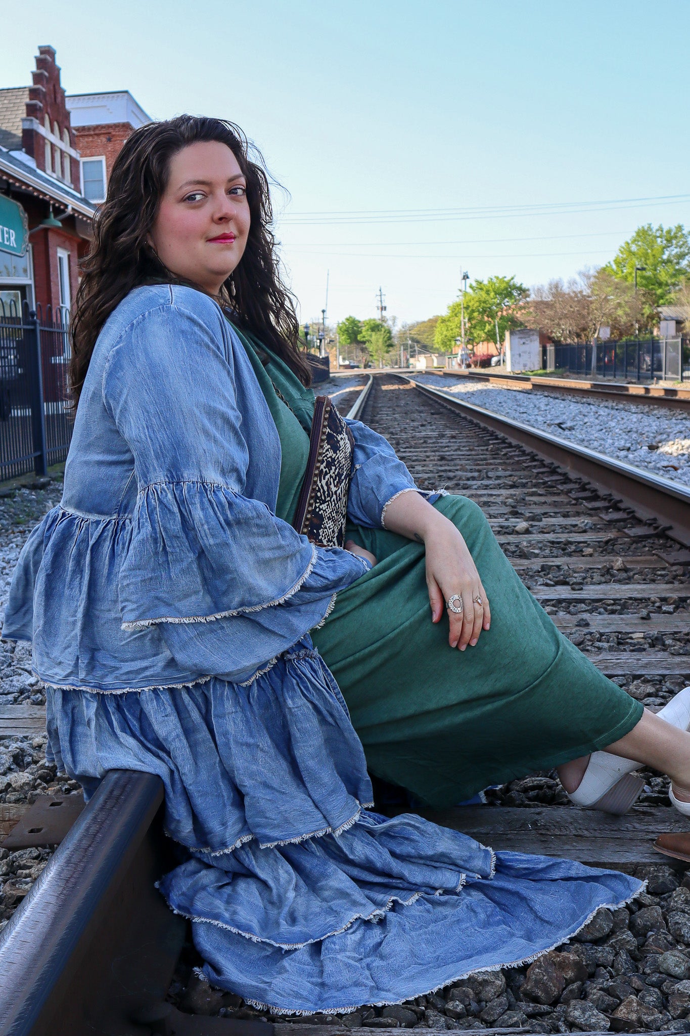 Easy Breezy Comfort Dress in Emerald