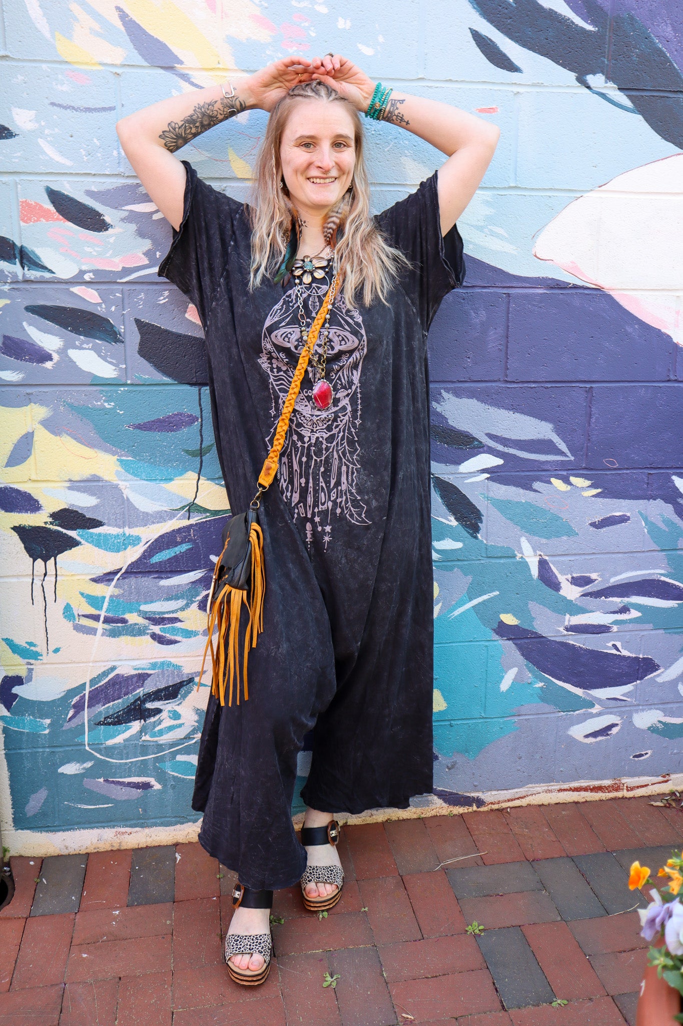 Come Be Seen Give Light Onesie Overall by Kantha Bae