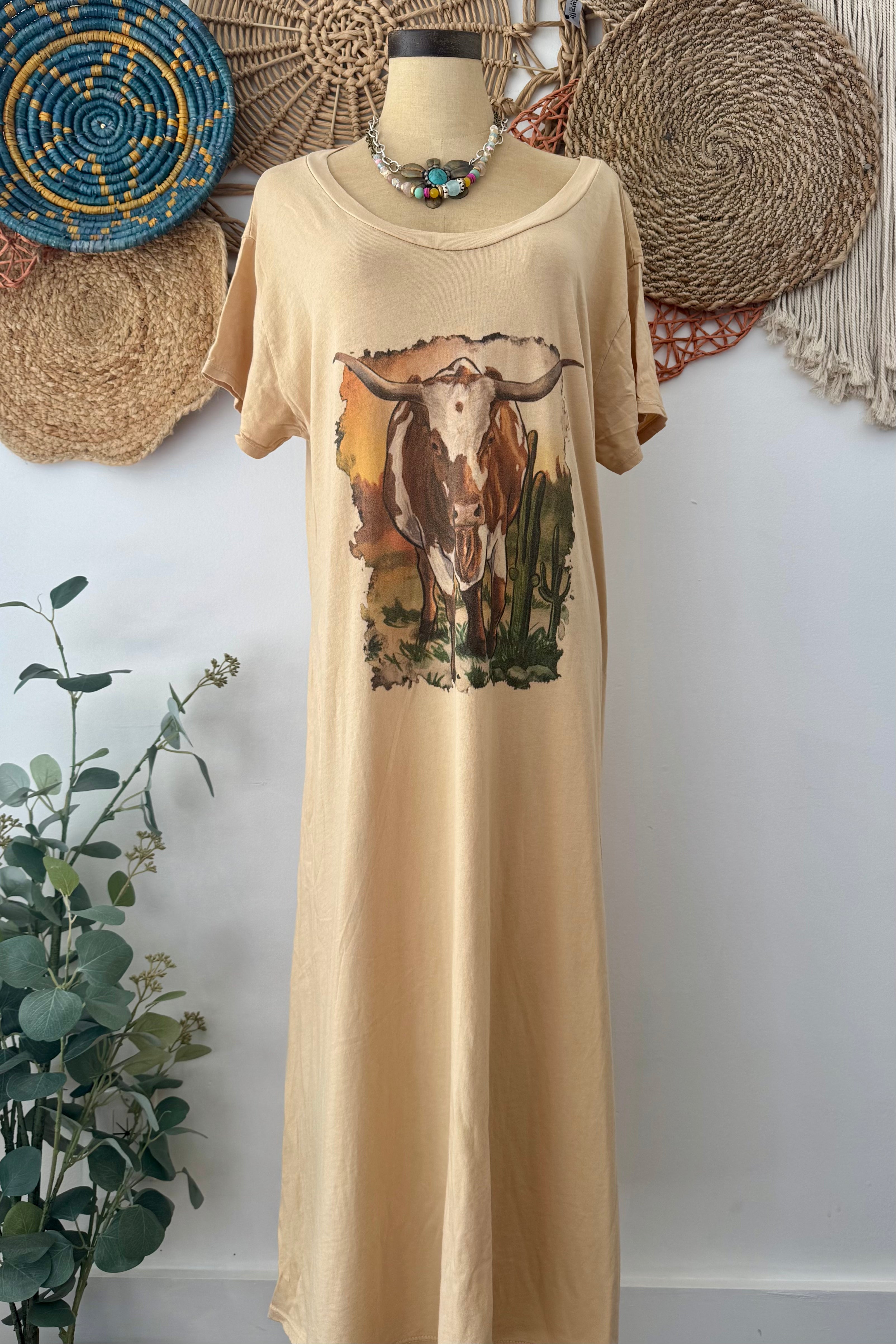 No Bull T-Shirt Dress