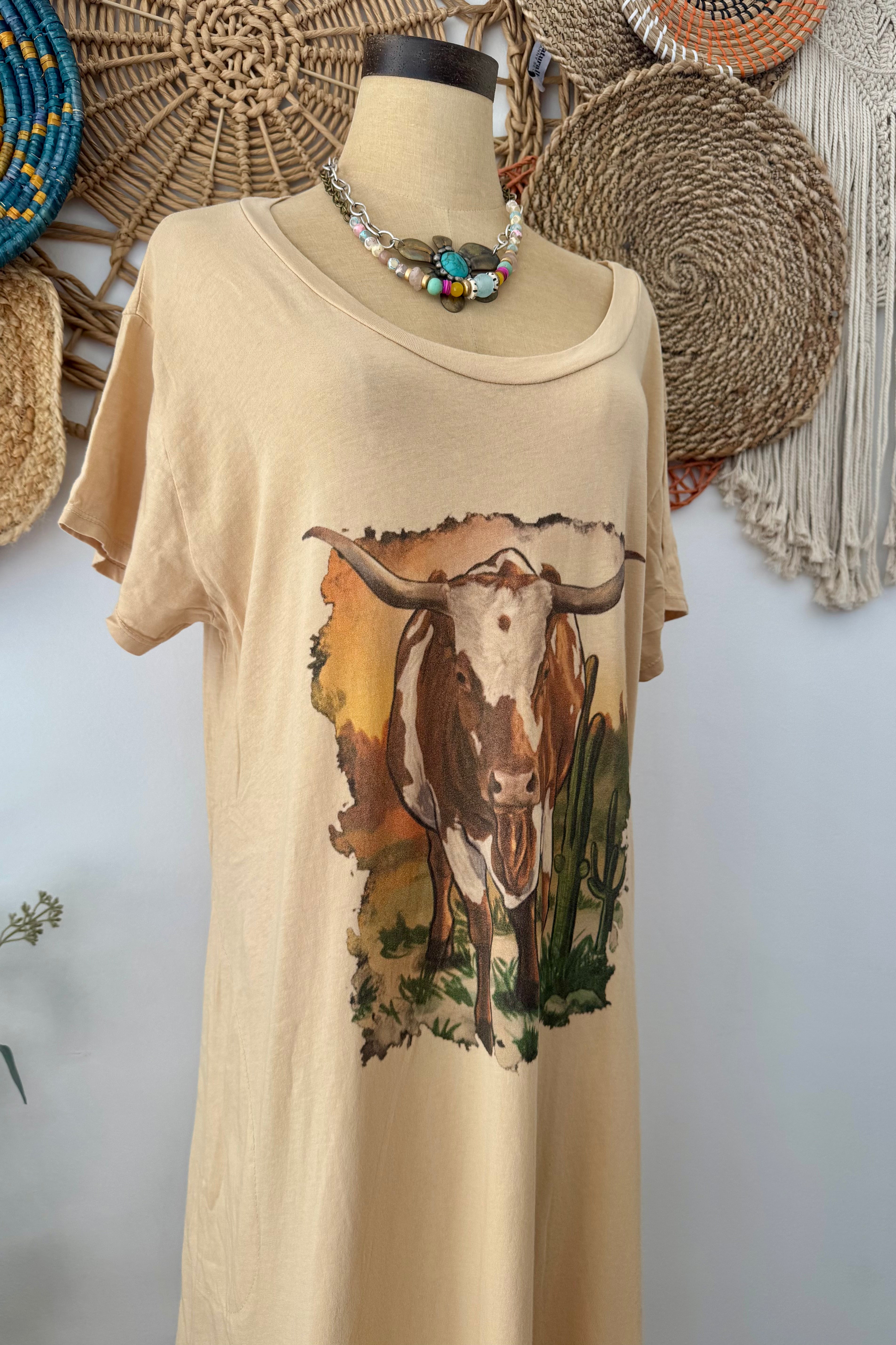 No Bull T-Shirt Dress