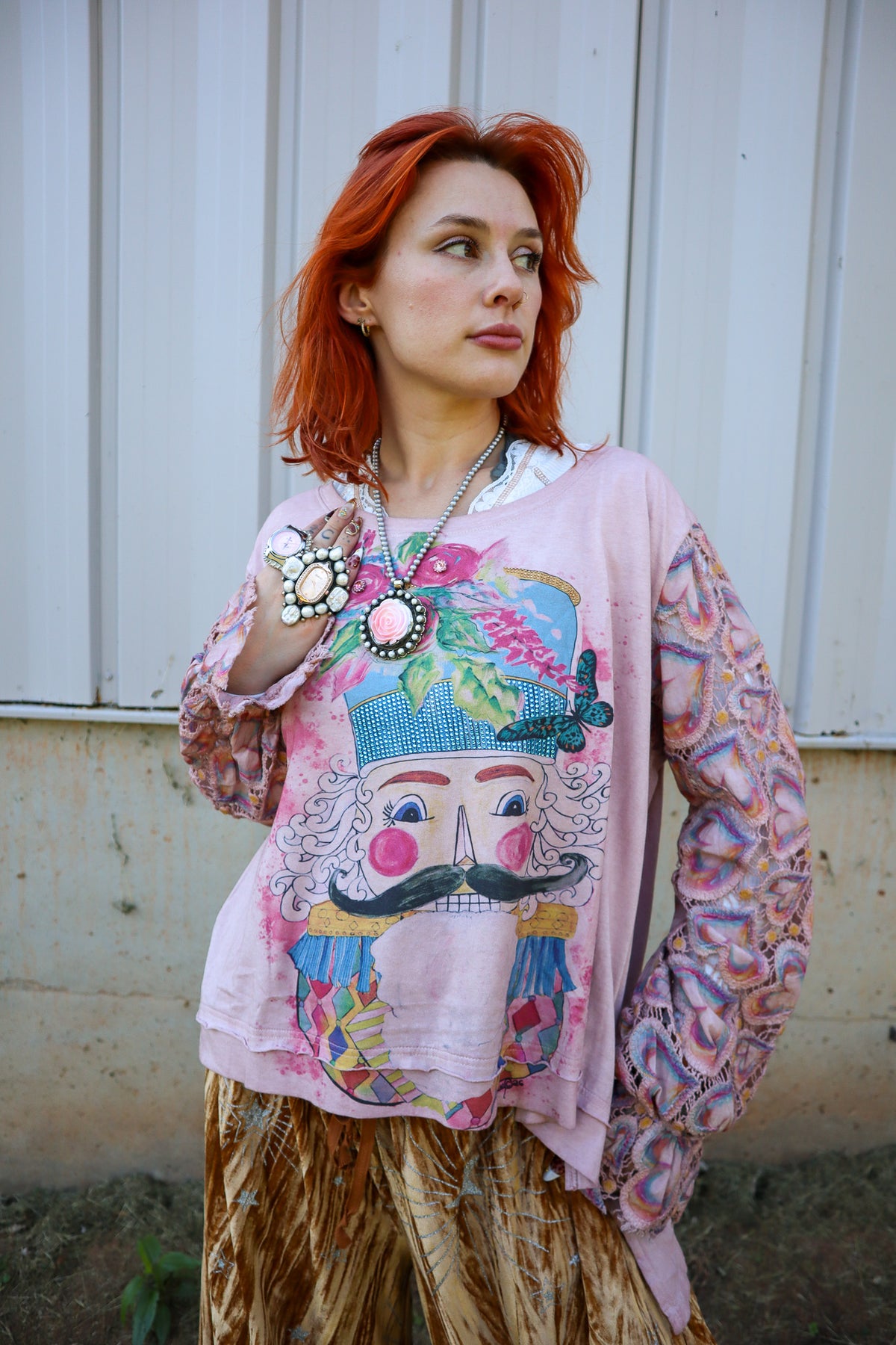 Nutcracker Pullover Top