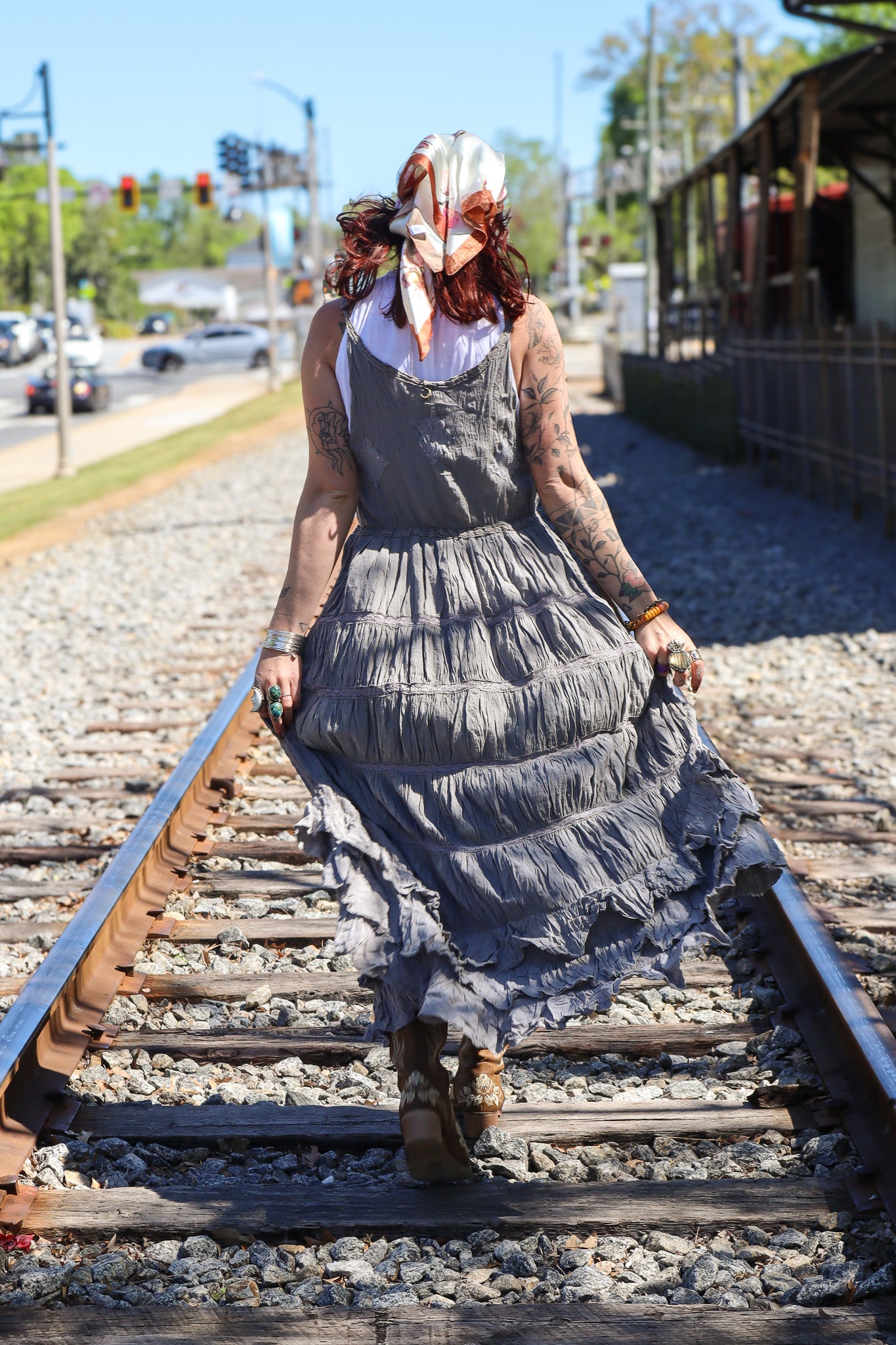 Coming Your Way Maxi Button Down Layering Dress in Charcoal