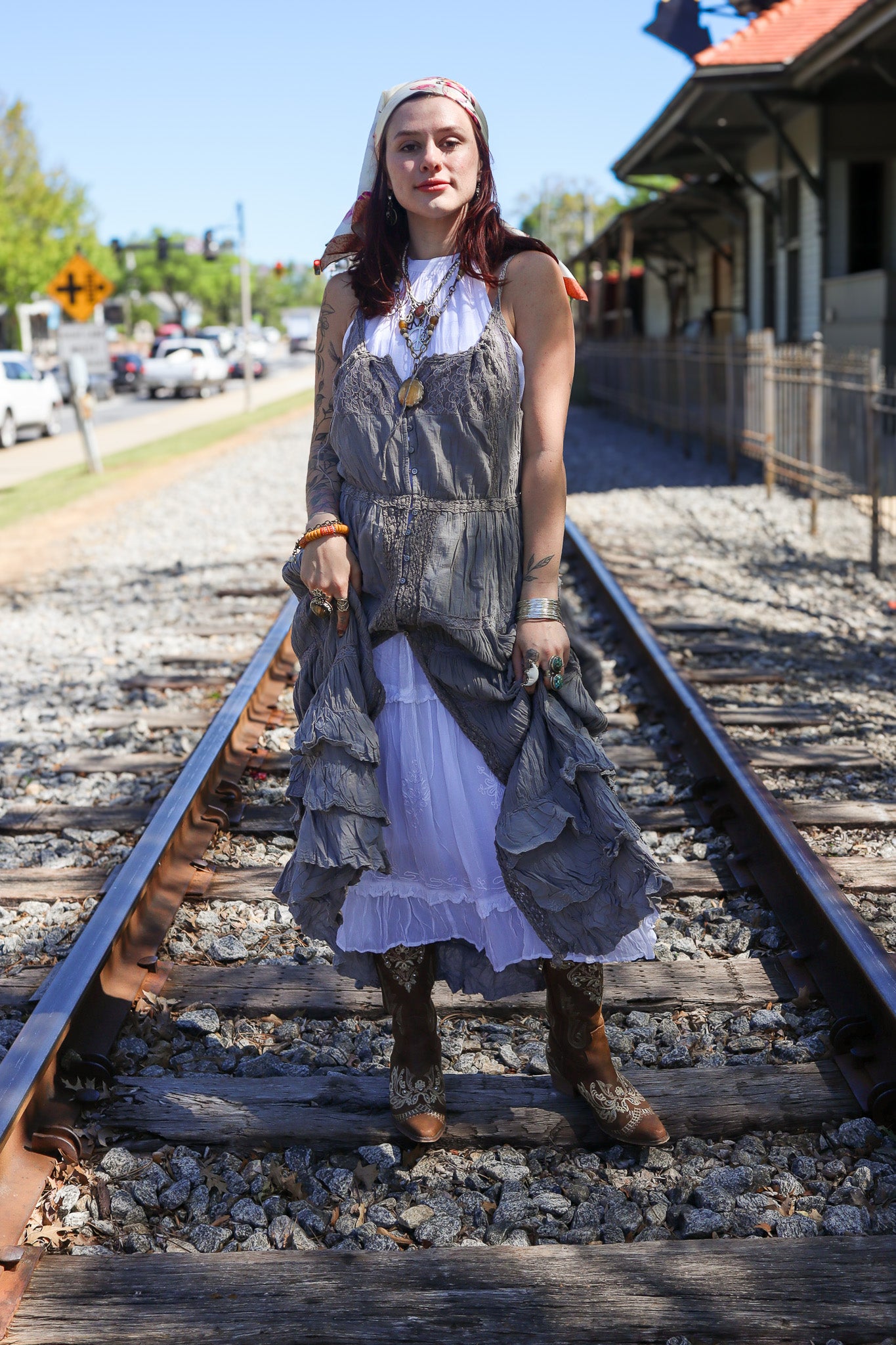 Coming Your Way Maxi Button Down Layering Dress in Charcoal