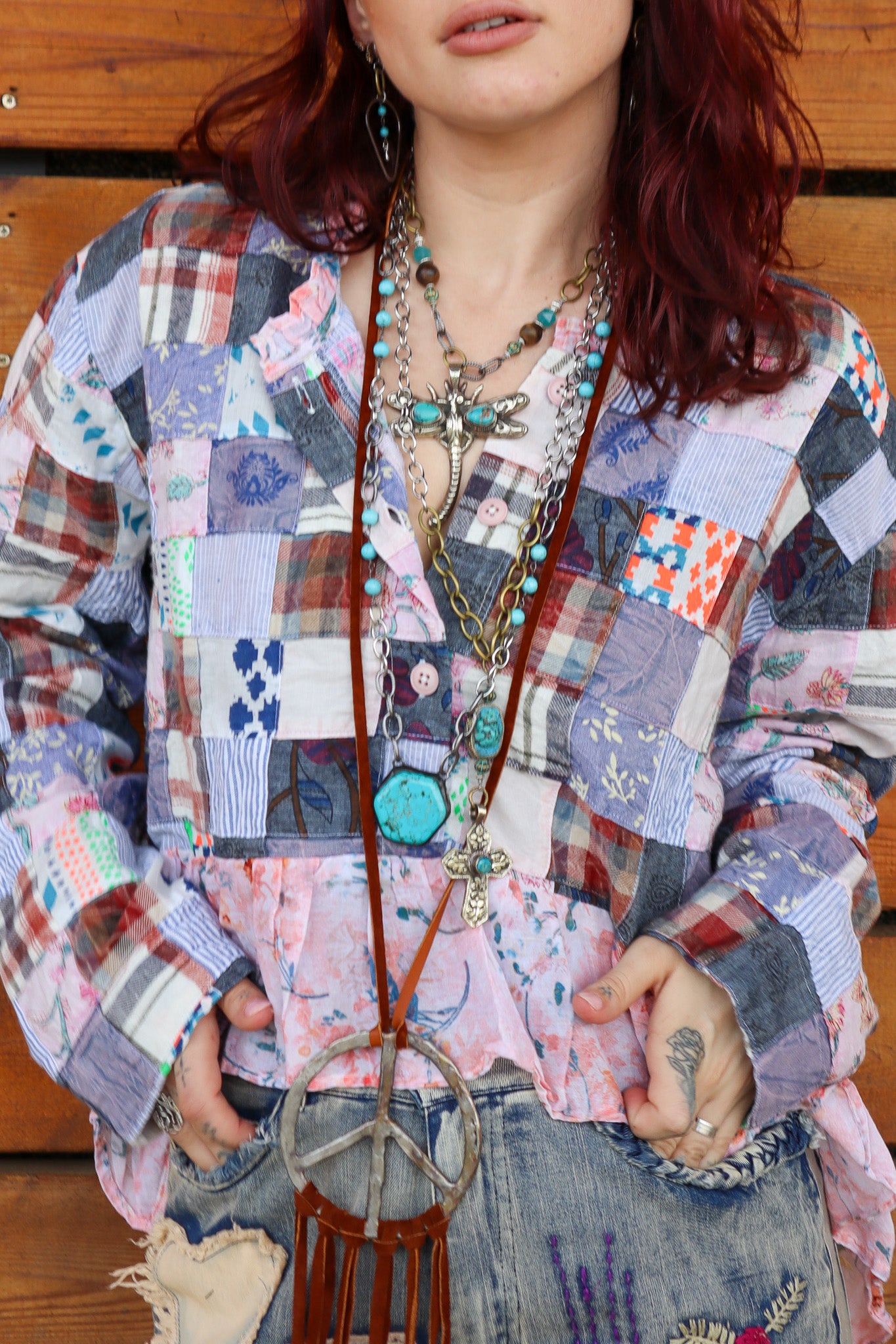 Polly Hand Patched Princess Top