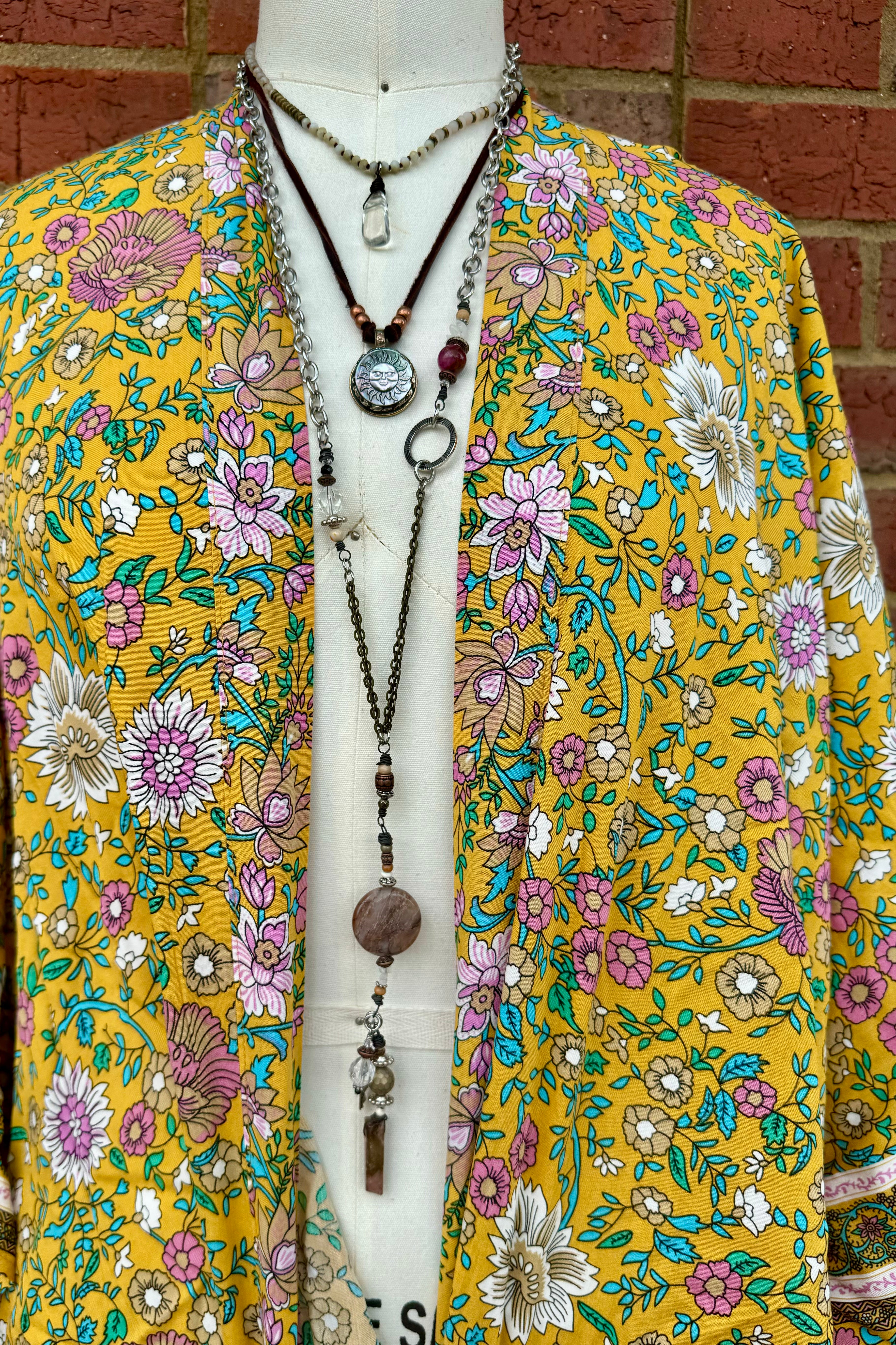 The Gemma Statement Handmade Statement Drop Necklace - ivyandlavyboutique