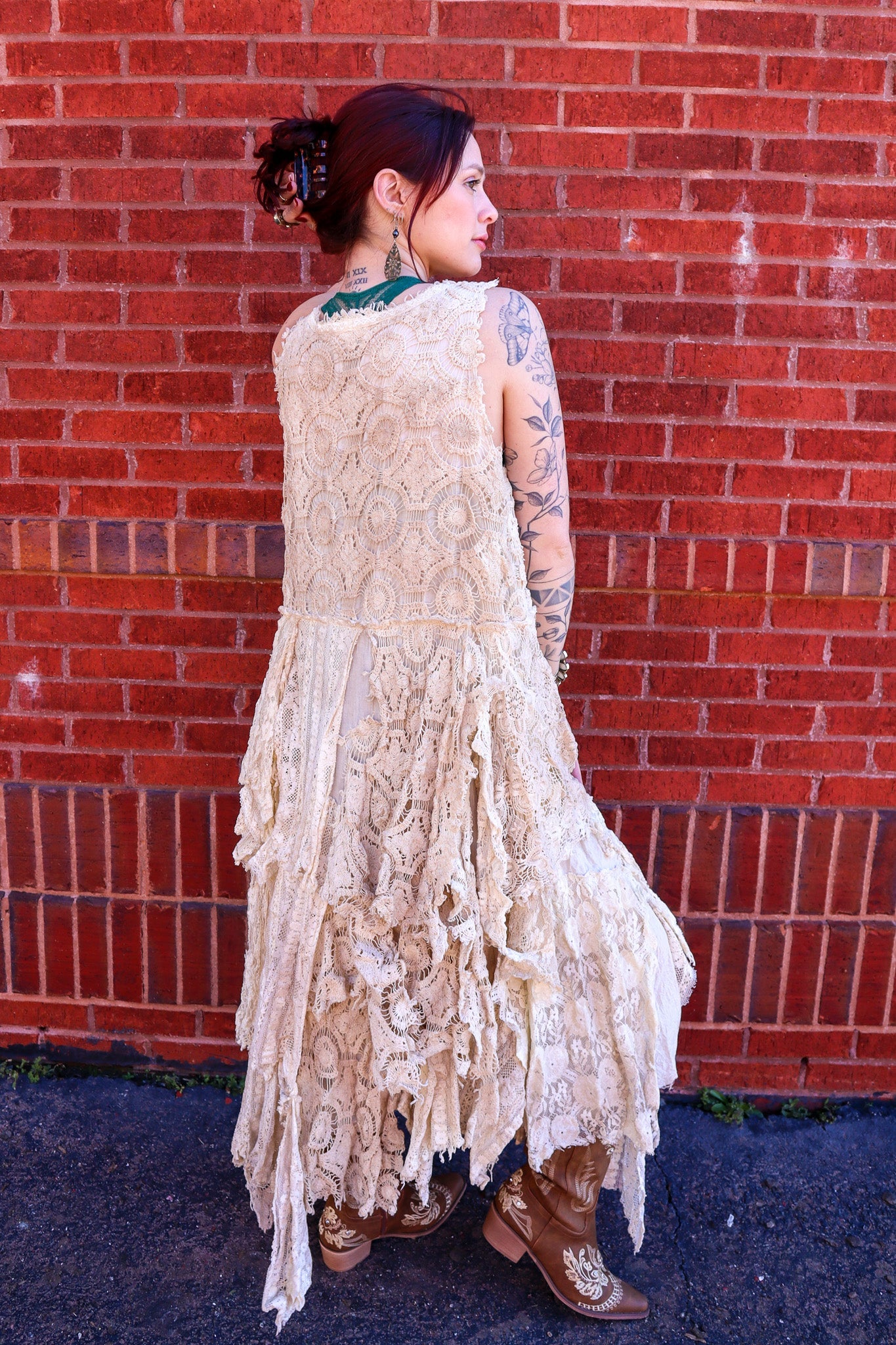 A Rare Bird Amazing Lace Layered Boheme Maxi Dress - ivyandlavyboutique A Rare Bird Shop