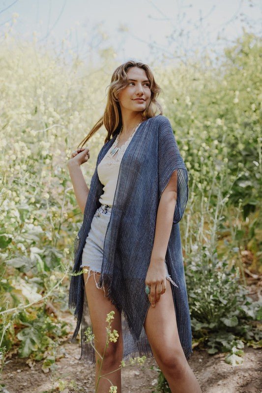 A Walk In The Woods Kimono - ivyandlavyboutique Leto Accessories