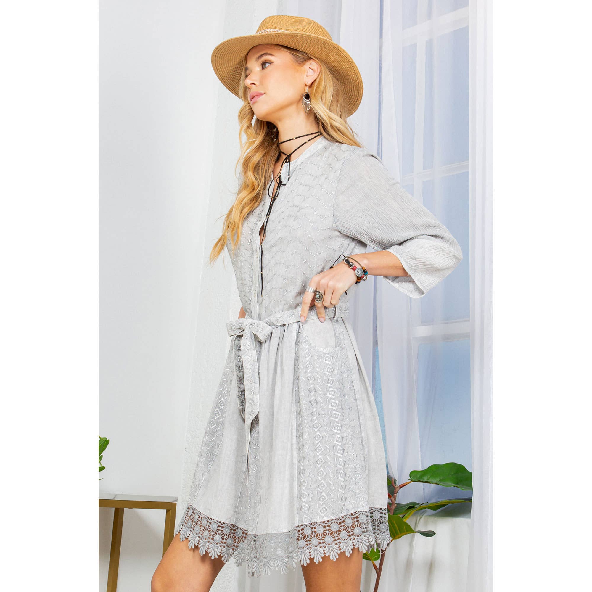 Kathy's Boho Baby Doll Dress