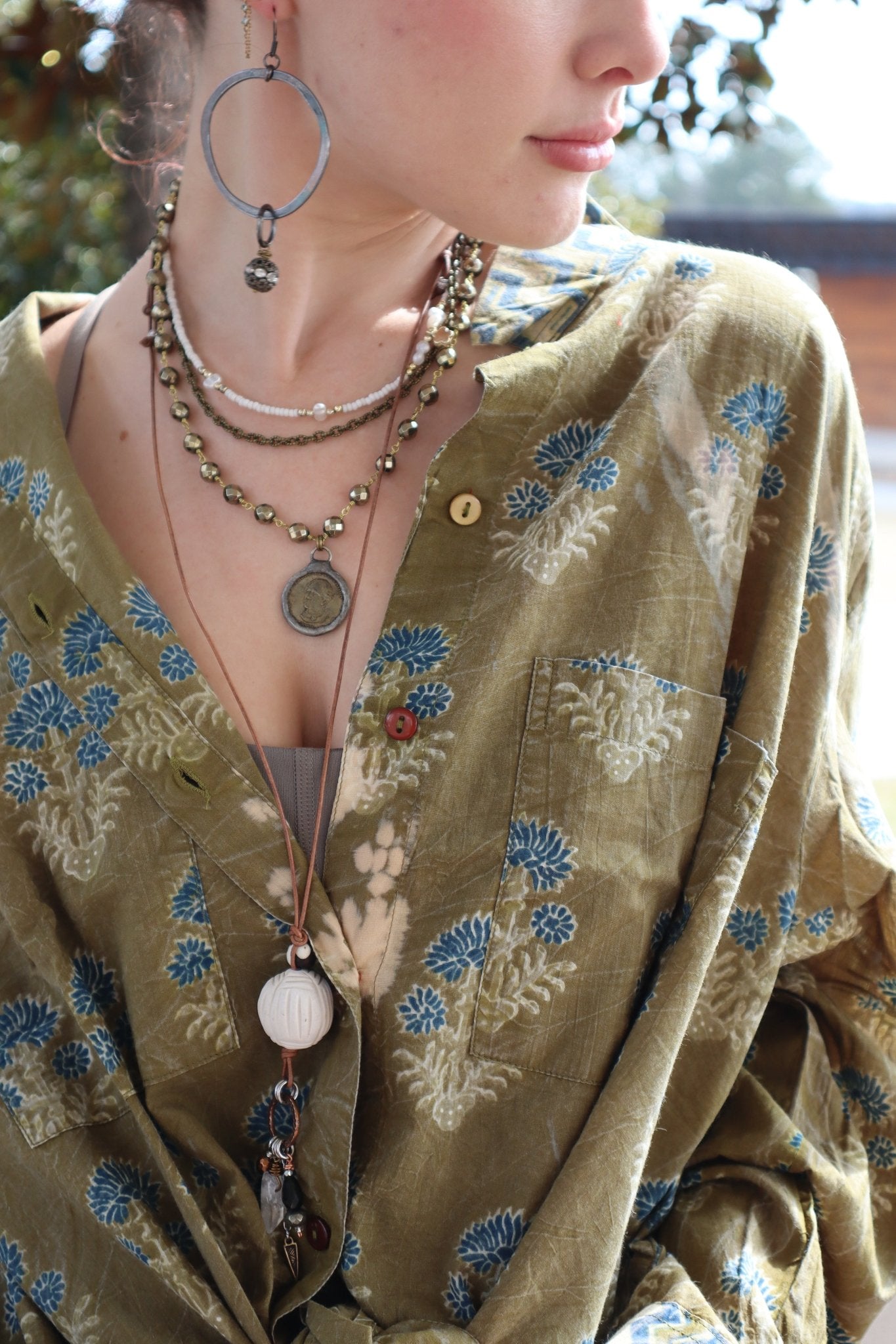 Adjustable Clay Necklace - ivyandlavyboutique Spirit Lala