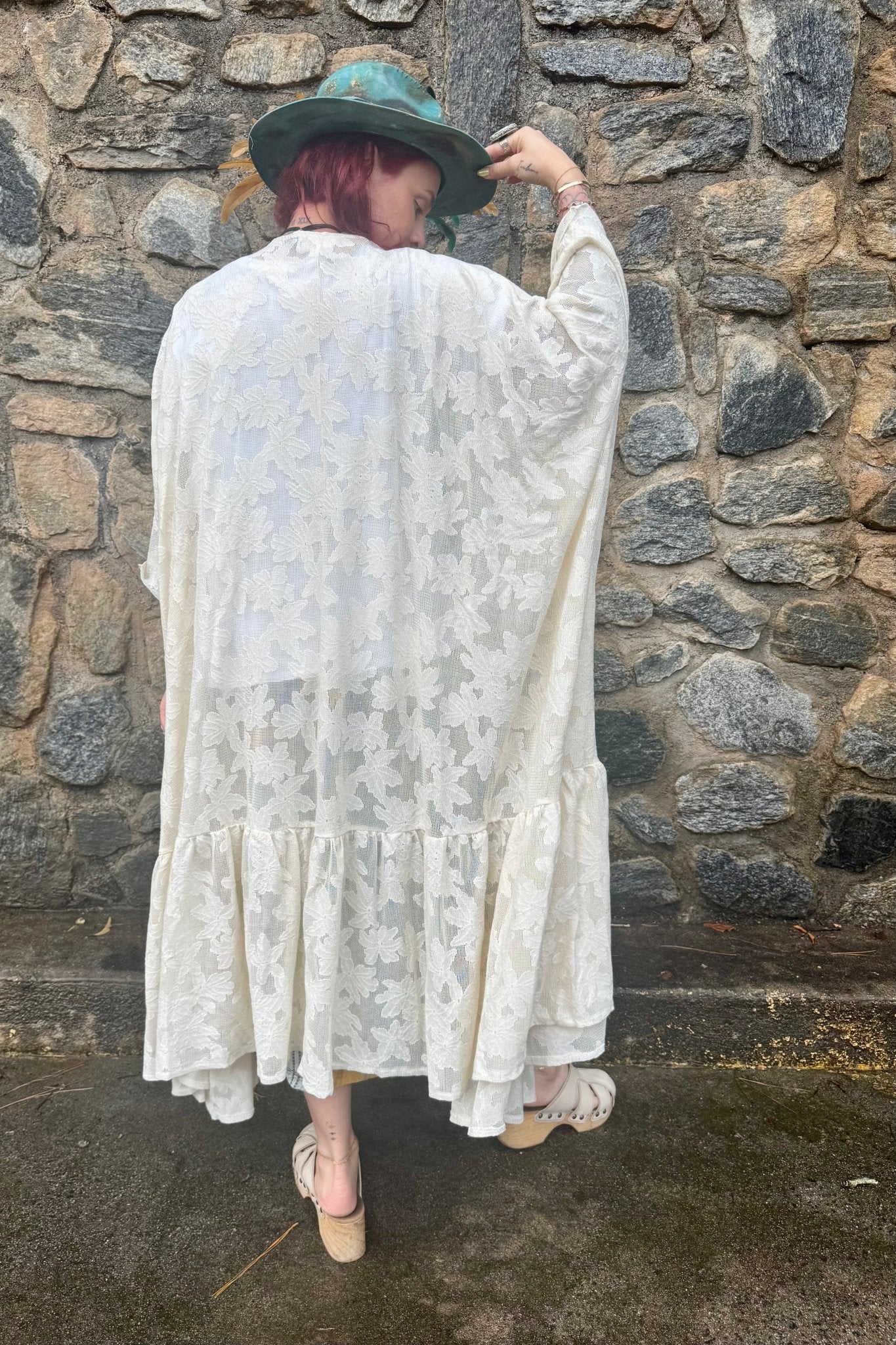 All Over Lace Open Front Kimono - ivyandlavyboutique Oli&Hali