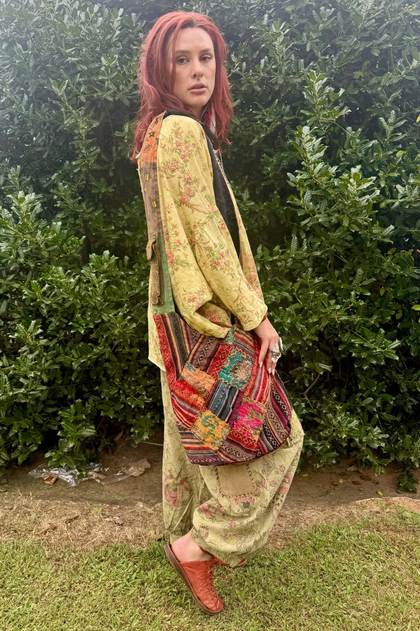 All Patched Up Hippie Bag Combo 1 - ivyandlavyboutique Kathmandu Imports