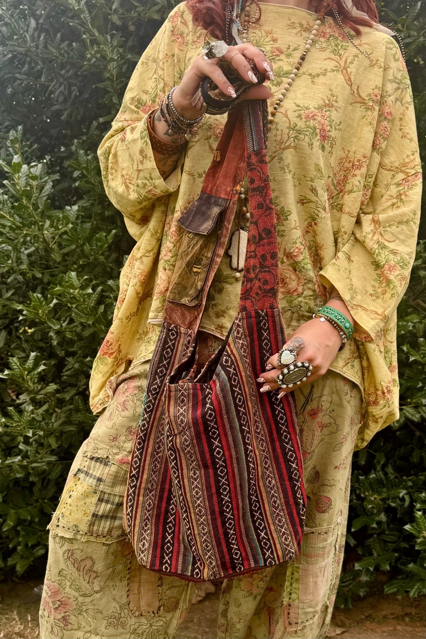 All Patched Up Hippie Bag Combo 2 - ivyandlavyboutique Kathmandu Imports