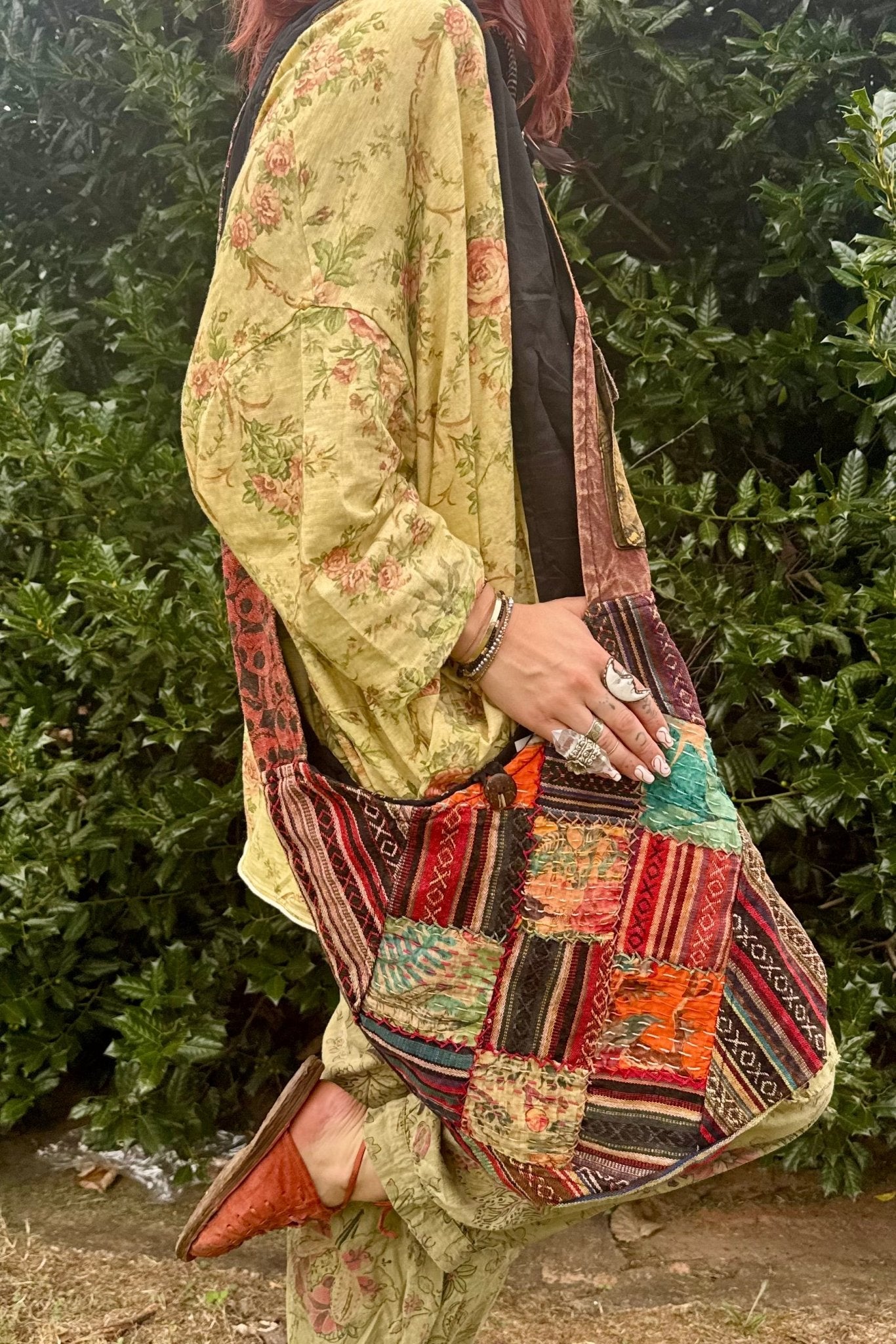 All Patched Up Hippie Bag Combo 2 - ivyandlavyboutique Kathmandu Imports
