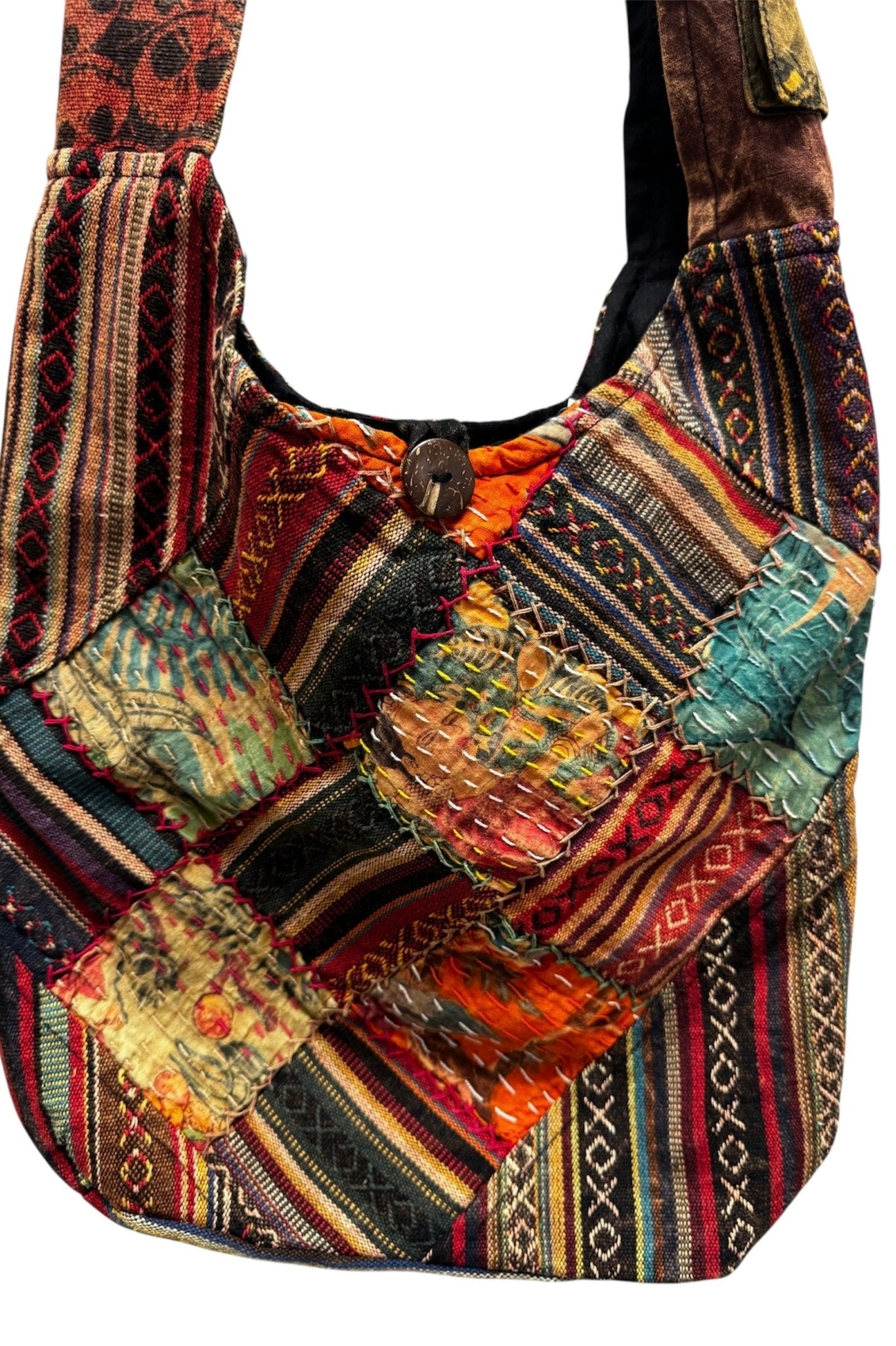 All Patched Up Hippie Bag Combo 2 - ivyandlavyboutique Kathmandu Imports