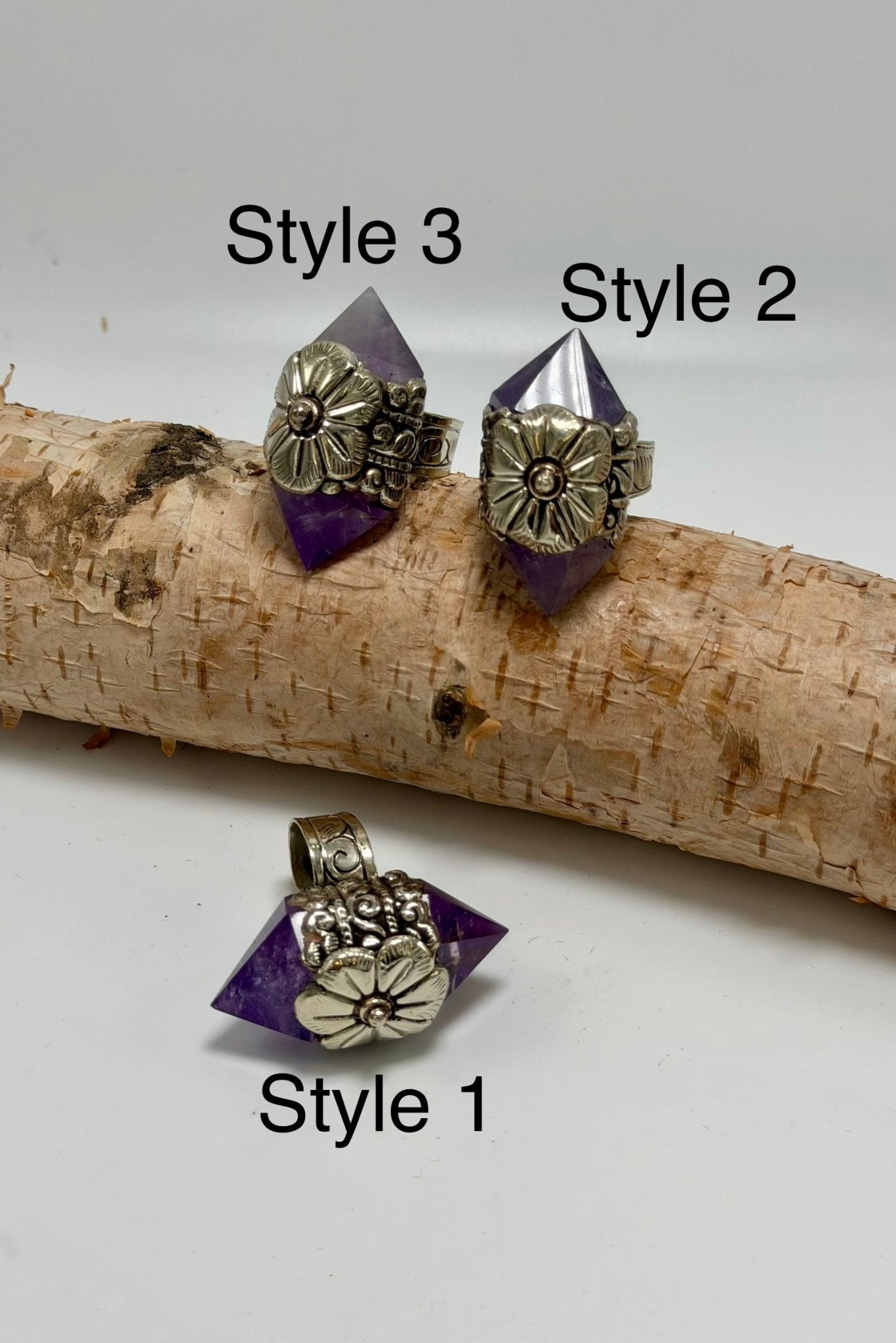 Amethyst Point Ring - ivyandlavyboutique ivyandlavyboutique