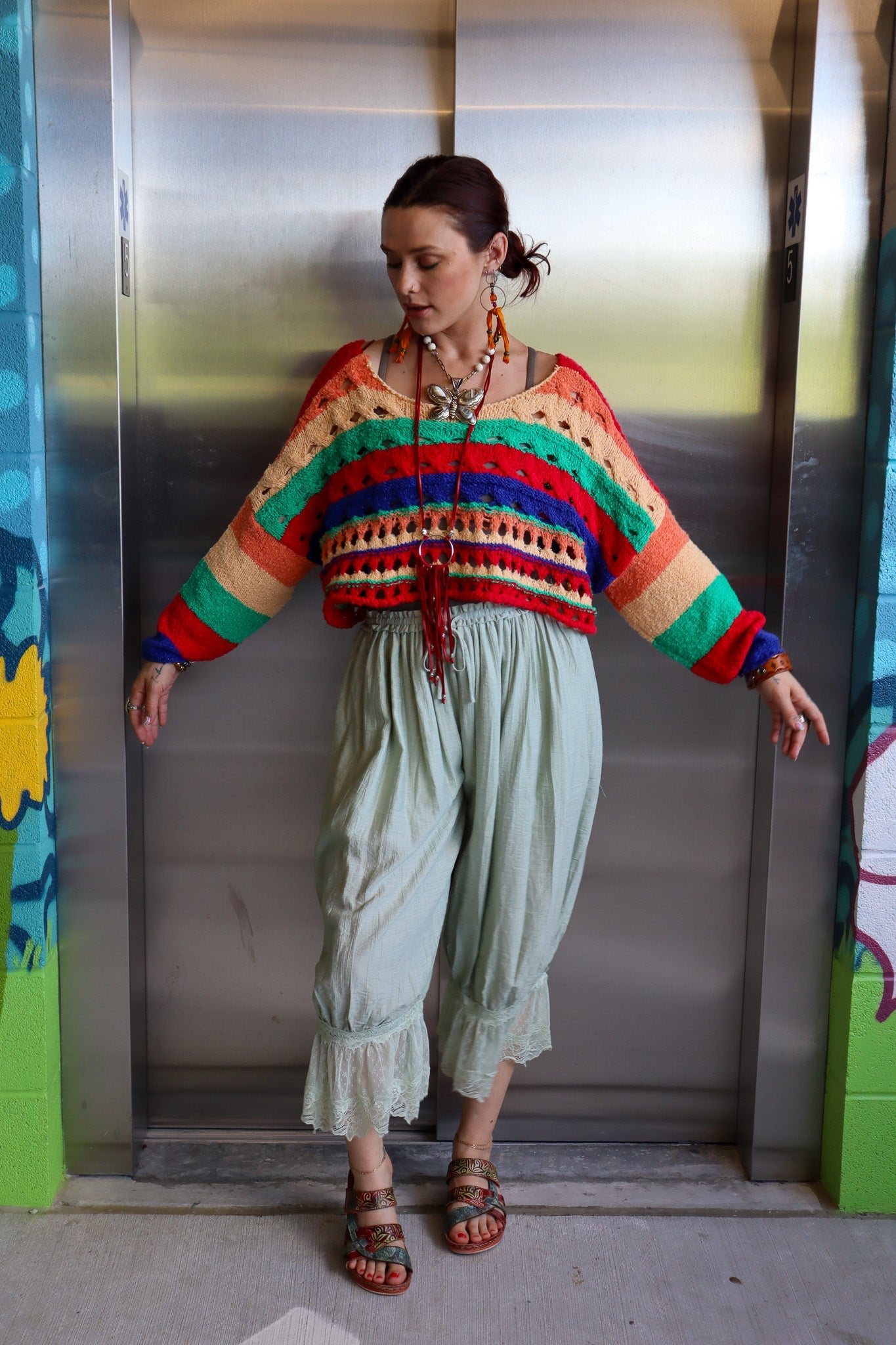 Angelic Bloomer Pants in Sage - ivyandlavyboutique Fashion Week