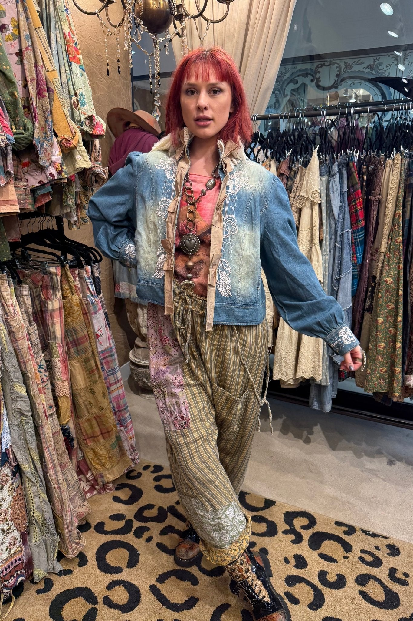 Antique Rose Jacket - ivyandlavyboutique Jaded Gypsy