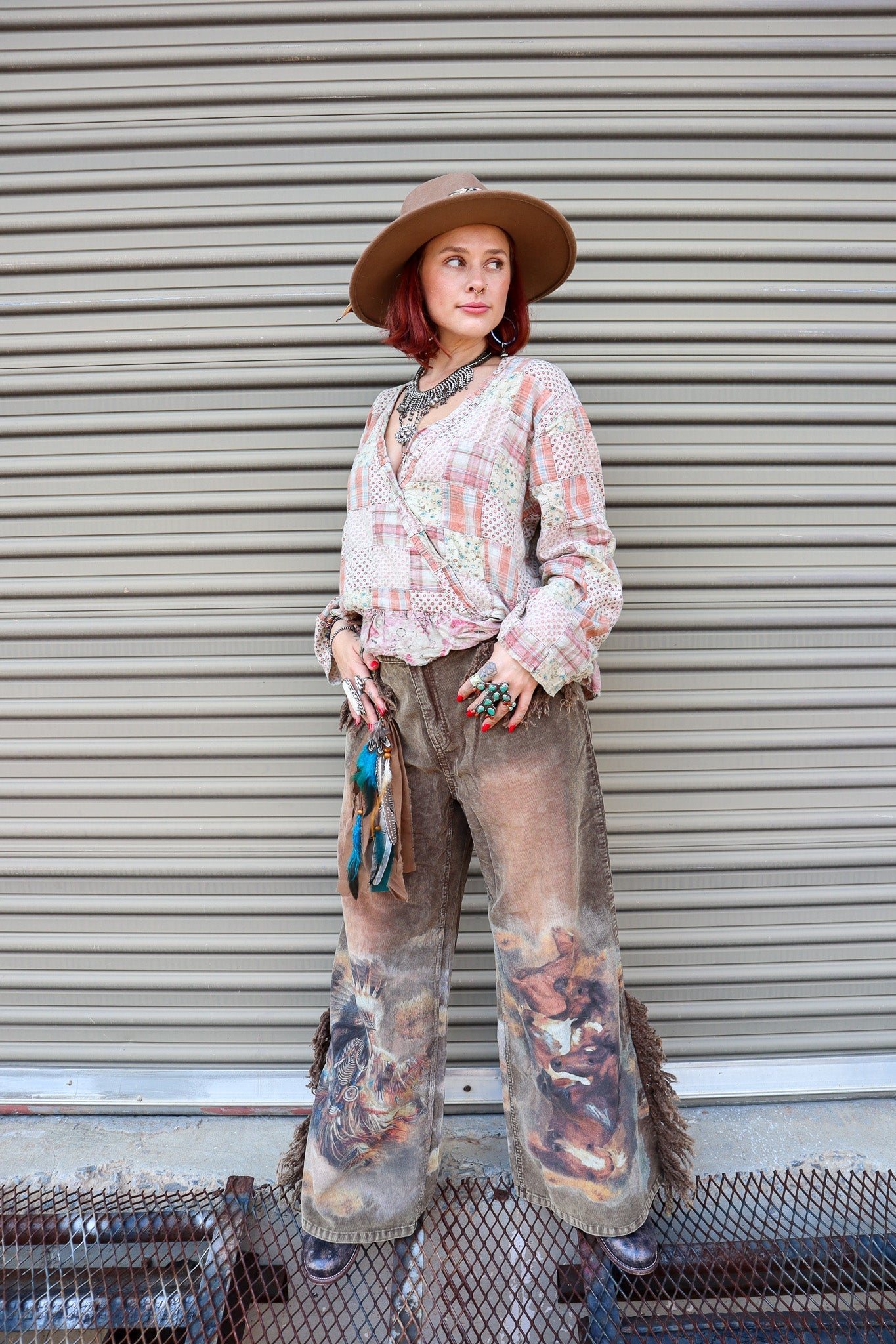 Apricot Fields Wrap Top - ivyandlavyboutique Jaded Gypsy