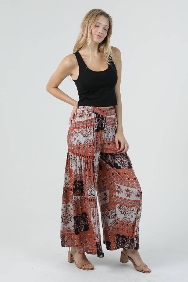 Around the Block Wide Leg Pant - ivyandlavyboutique ANGIE